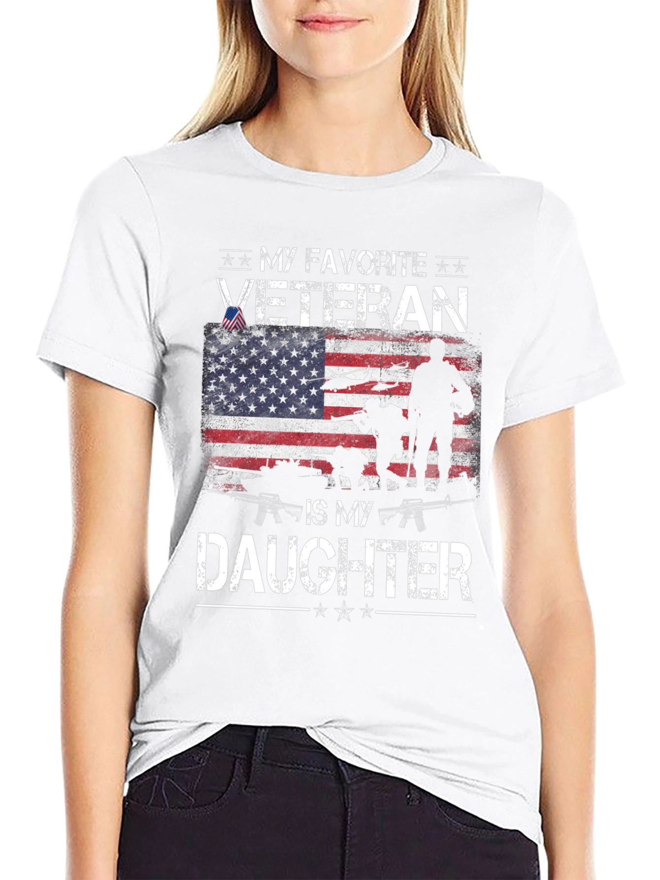 My Favorite Veteran Is My Daughter T-Shirt