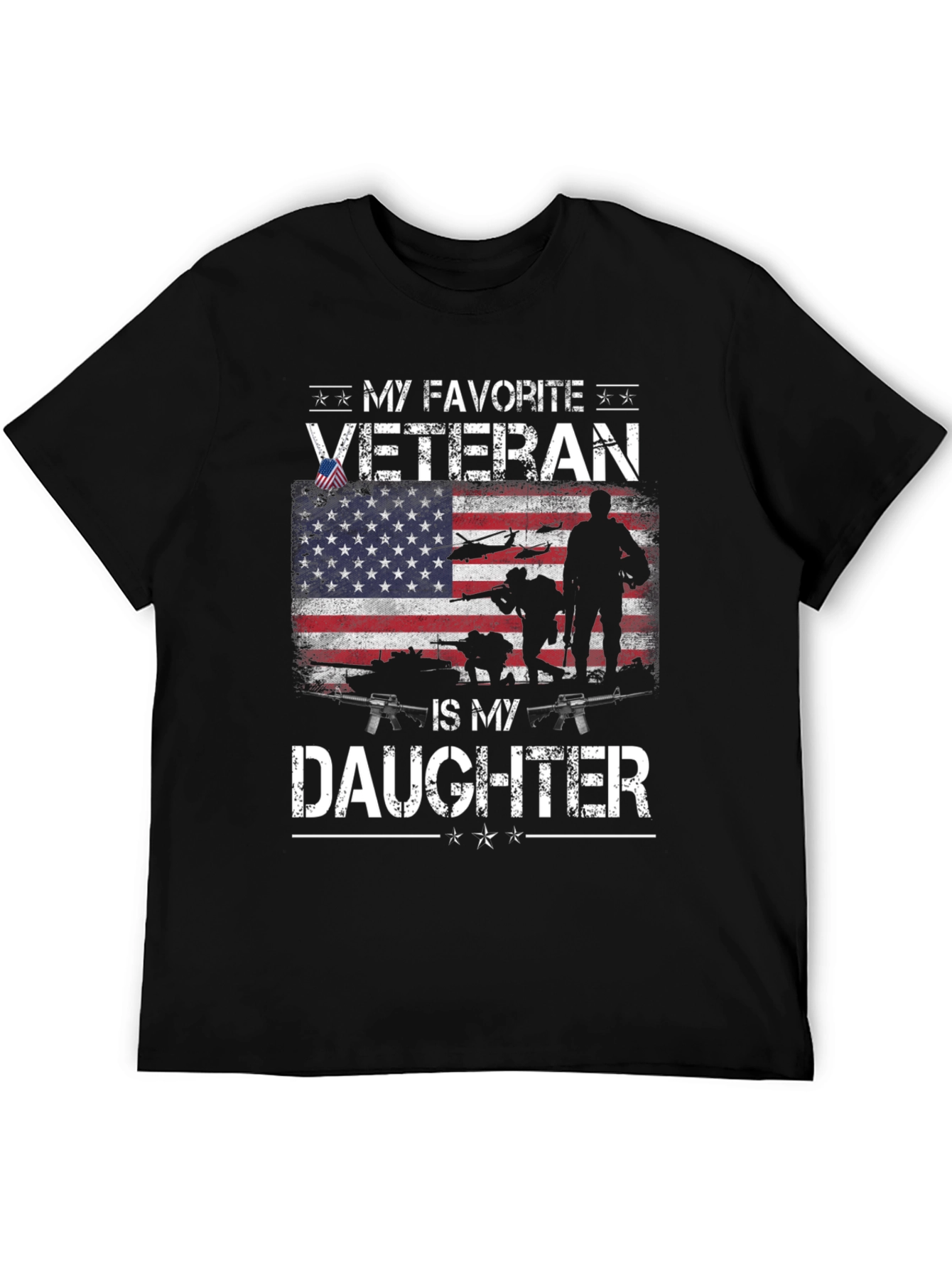 My Favorite Veteran Is My Daughter T-Shirt