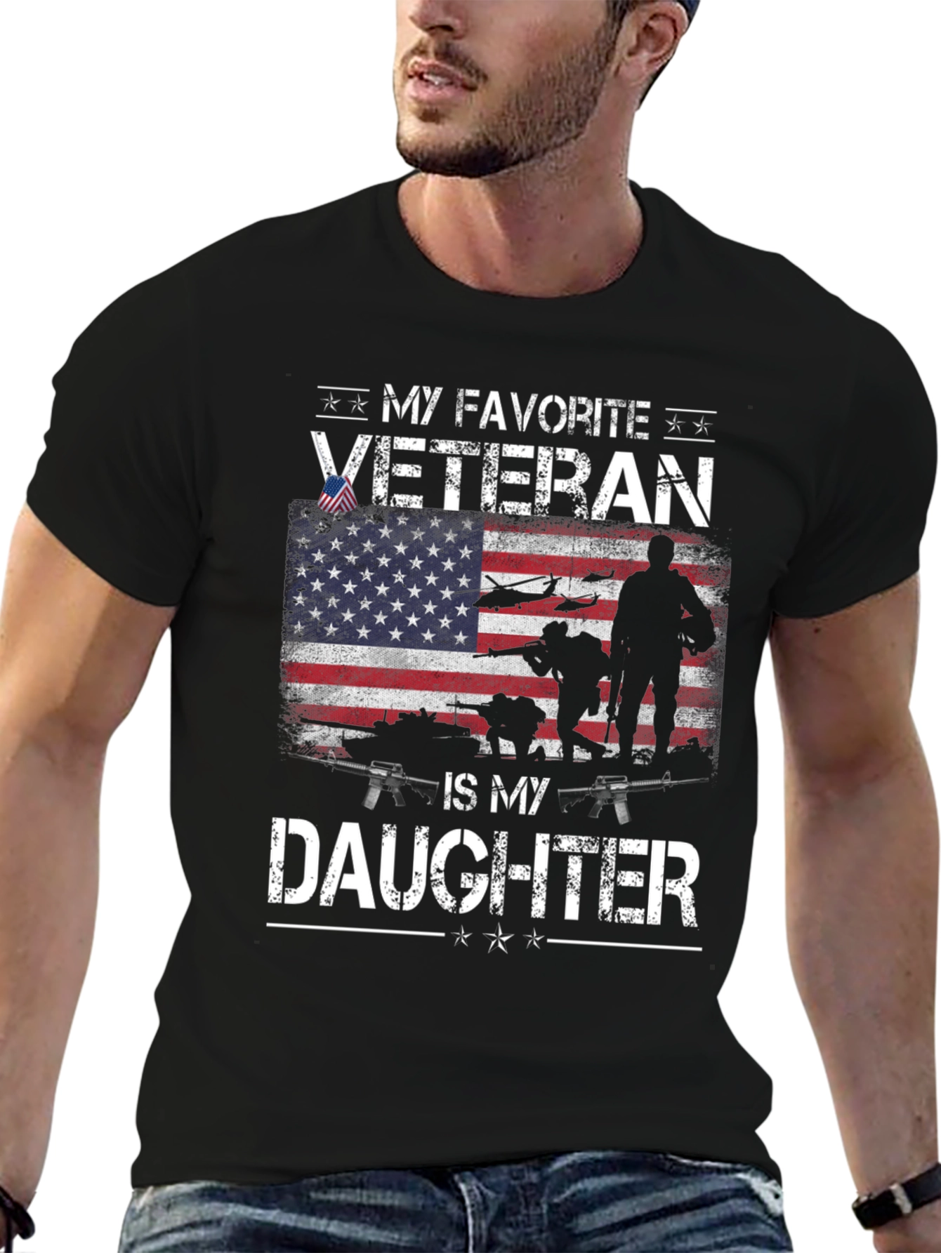 My Favorite Veteran Is My Daughter T-Shirt