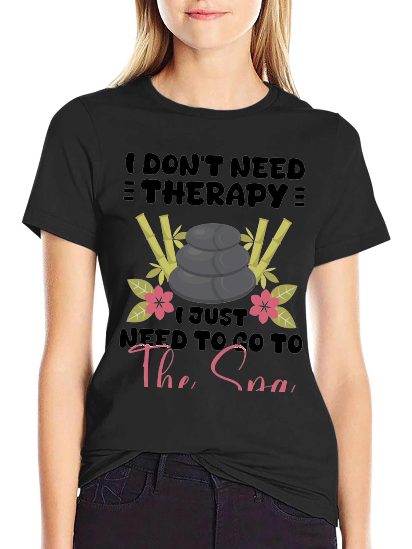 Spa Therapy Graphic T-Shirt - Relax & Unwind