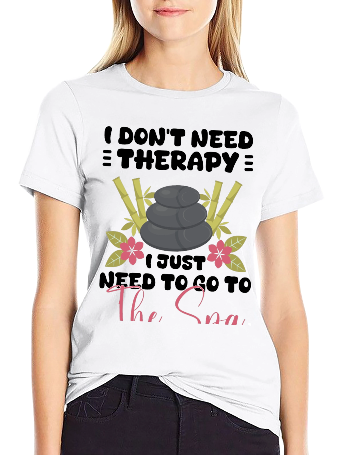 Spa Therapy Graphic T-Shirt - Relax & Unwind