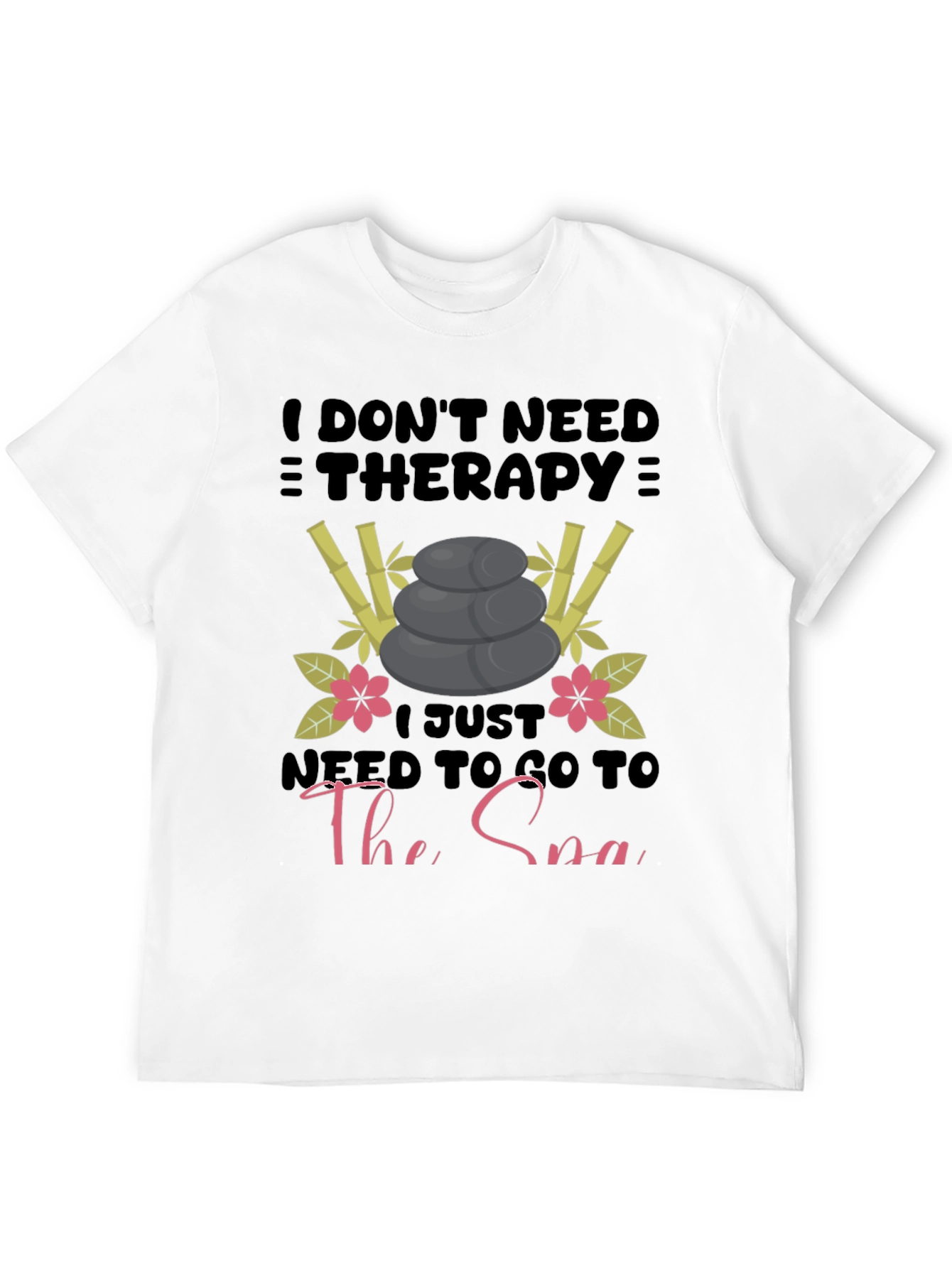 Spa Therapy Graphic T-Shirt - Relax & Unwind