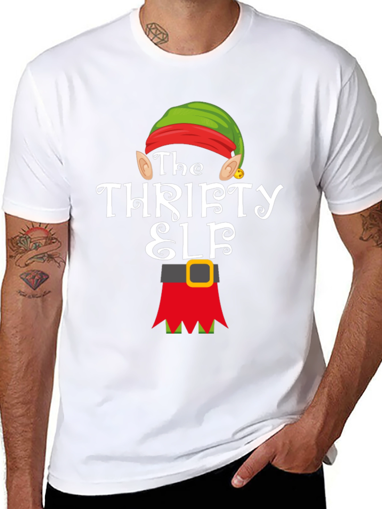 The Thrifty Elf Christmas T-Shirt
