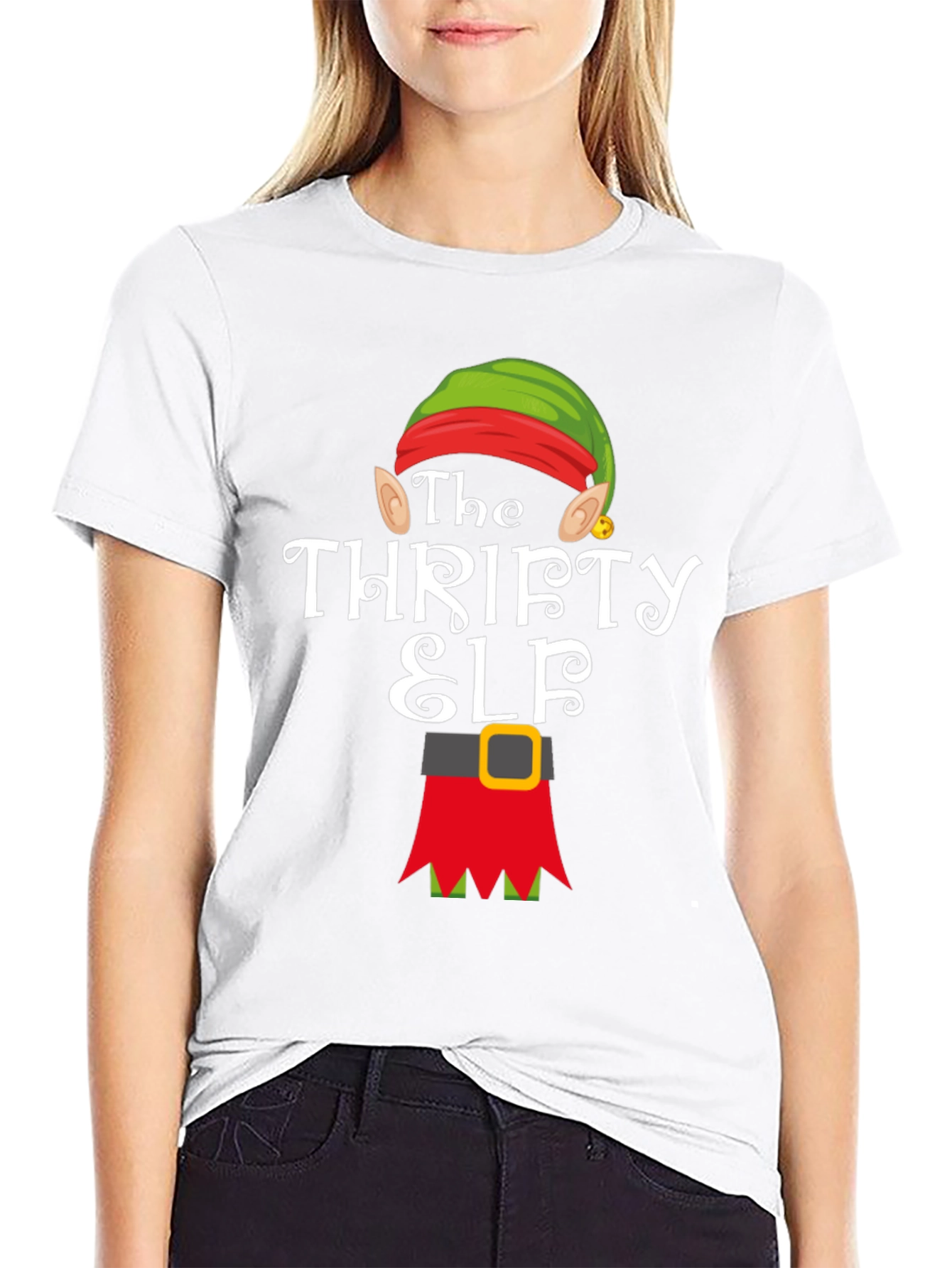 The Thrifty Elf Christmas T-Shirt
