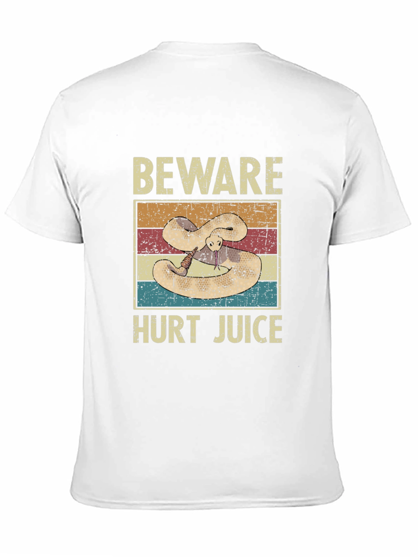 Beware Hurt Juice Snake Graphic T-Shirt