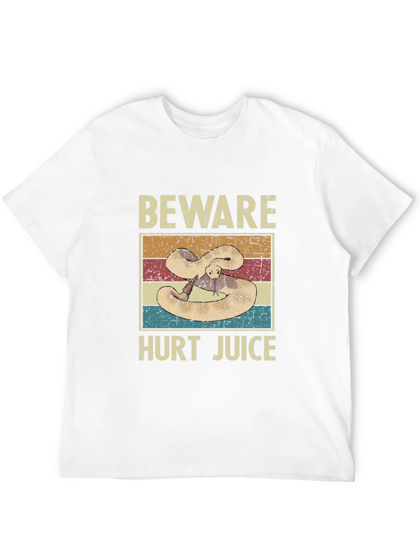 Beware Hurt Juice Snake Graphic T-Shirt