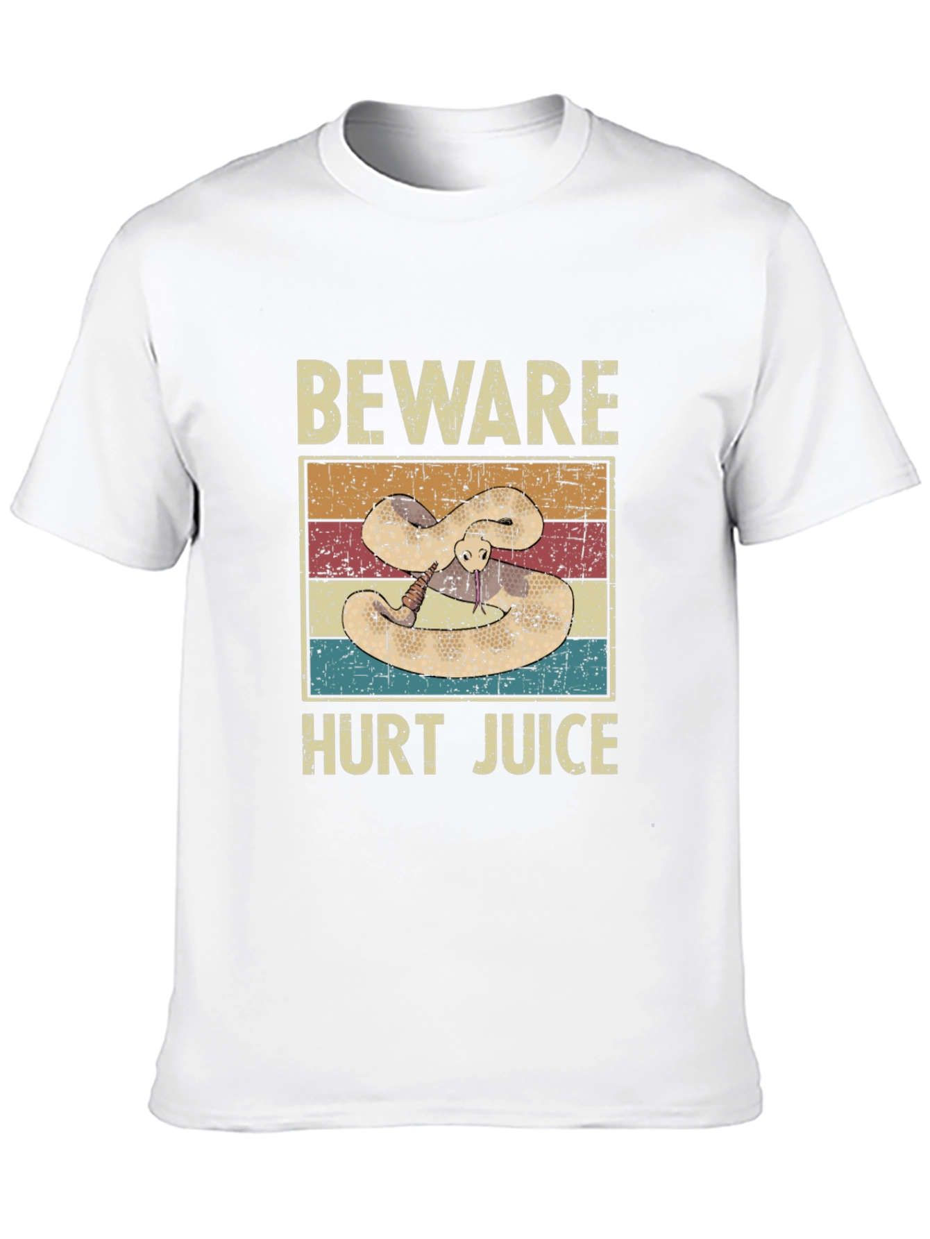 Beware Hurt Juice Snake Graphic T-Shirt