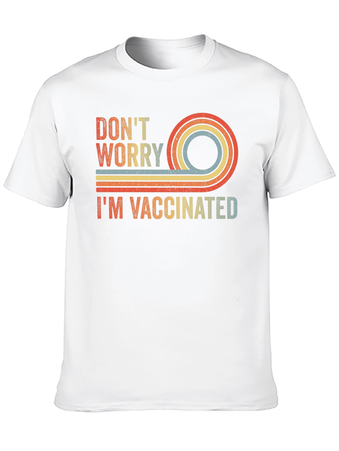 Dont Worry Im Vaccinated Retro T-Shirt