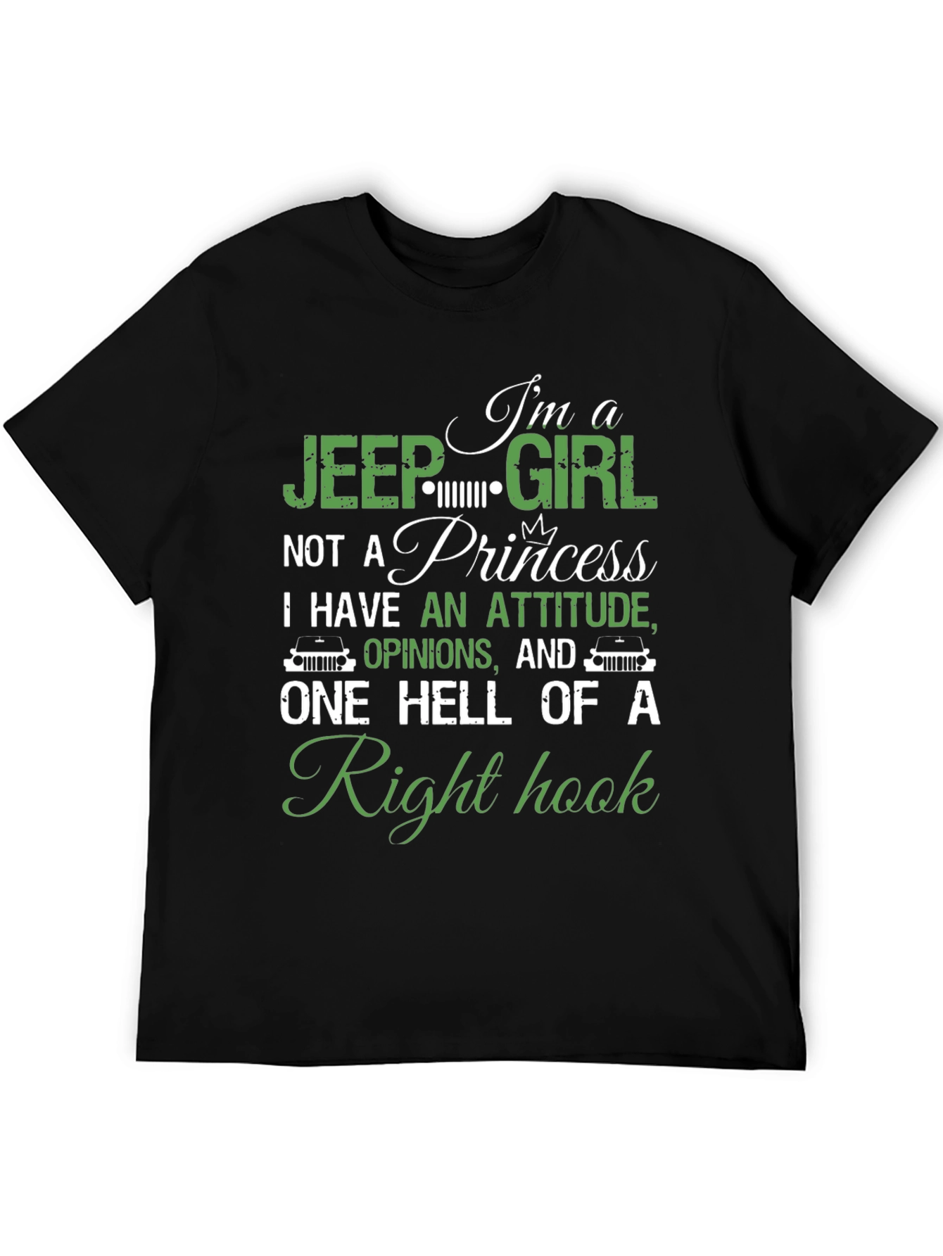 Jeep Girl Right Hook Graphic T-Shirt
