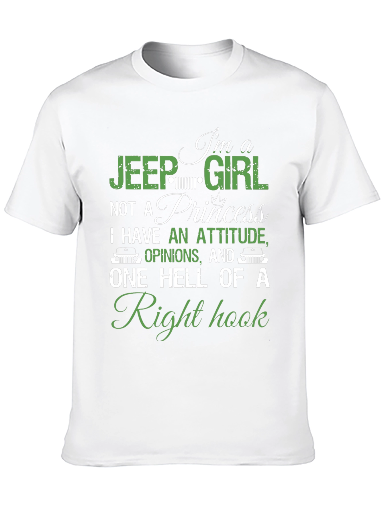 Jeep Girl Right Hook Graphic T-Shirt