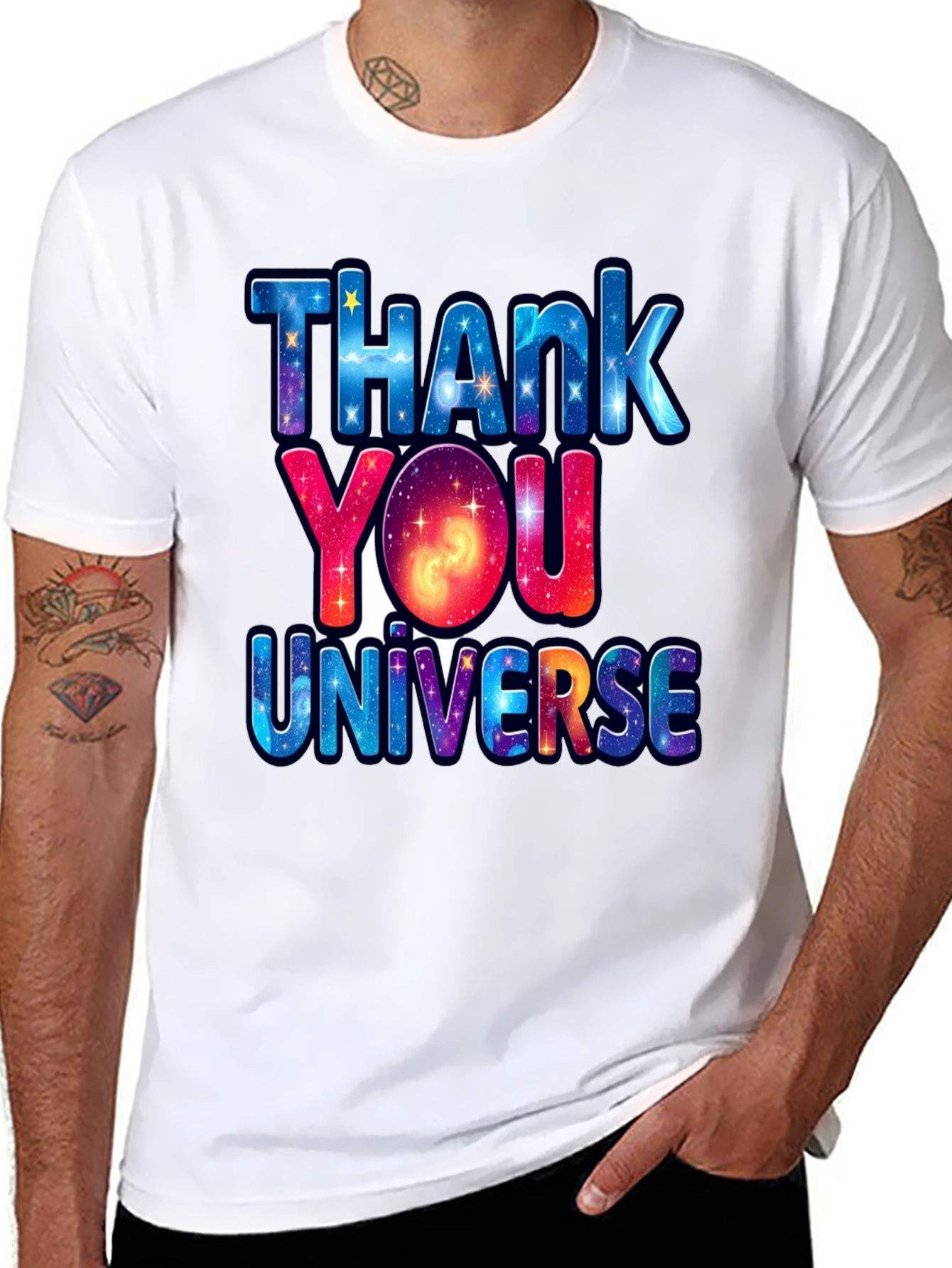 Thank You Universe Graphic T-Shirt