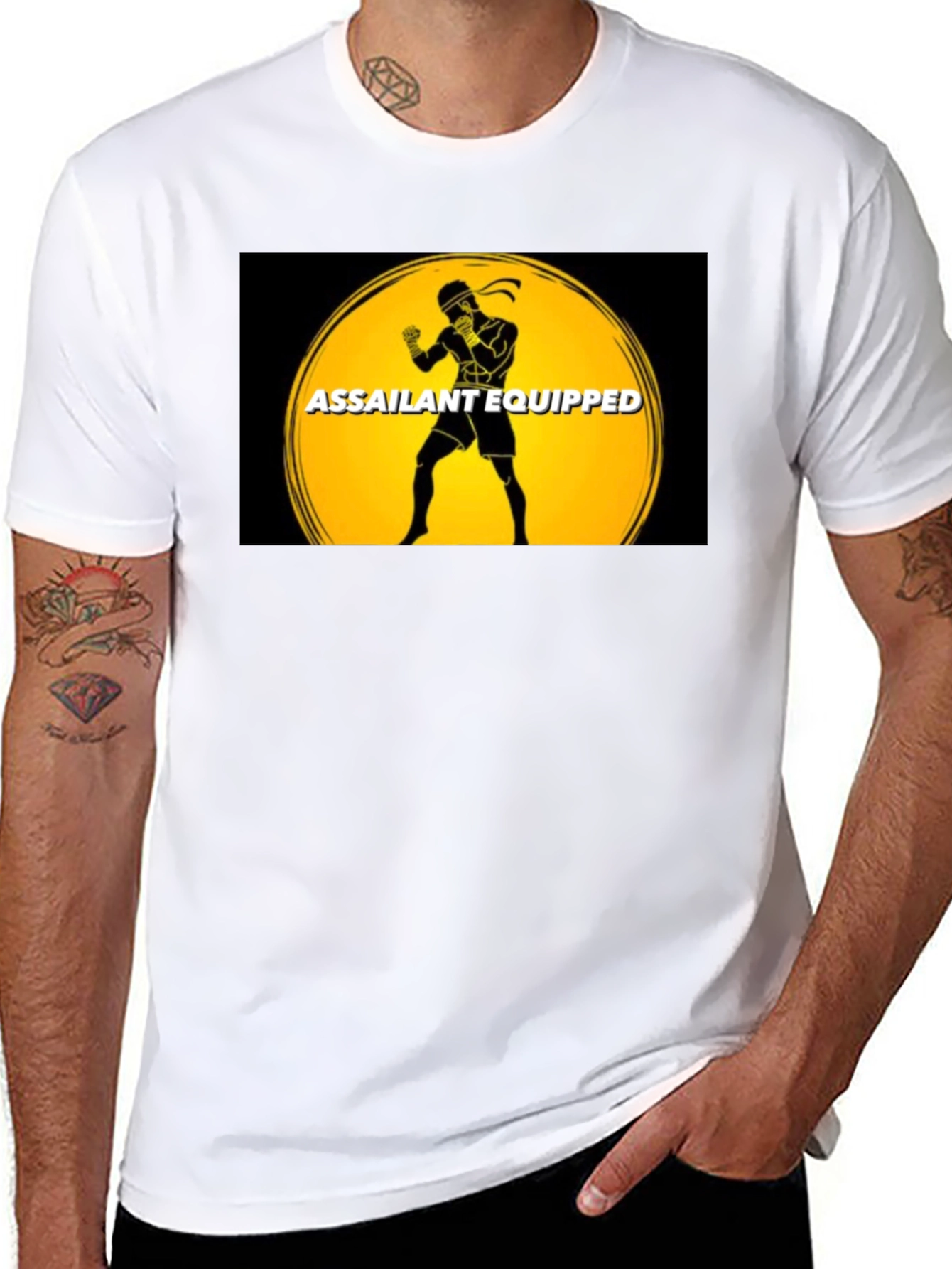 Assailant Equipped Muay Thai Graphic T-Shirt