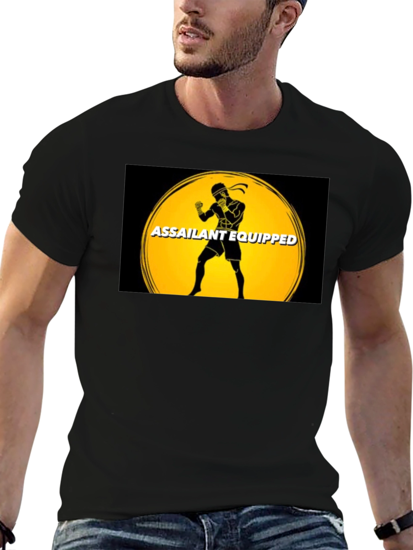 Assailant Equipped Muay Thai Graphic T-Shirt