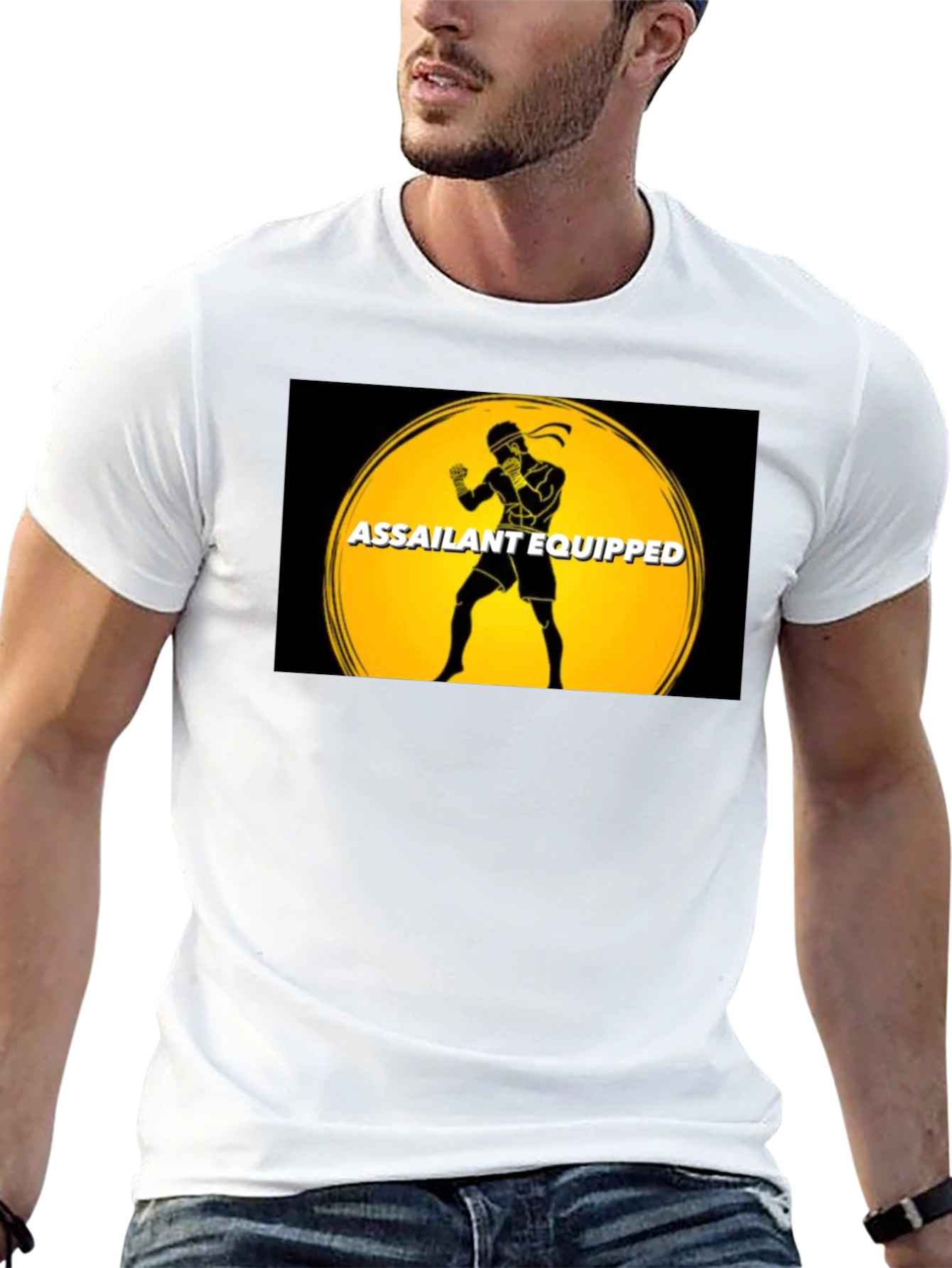 Assailant Equipped Muay Thai Graphic T-Shirt
