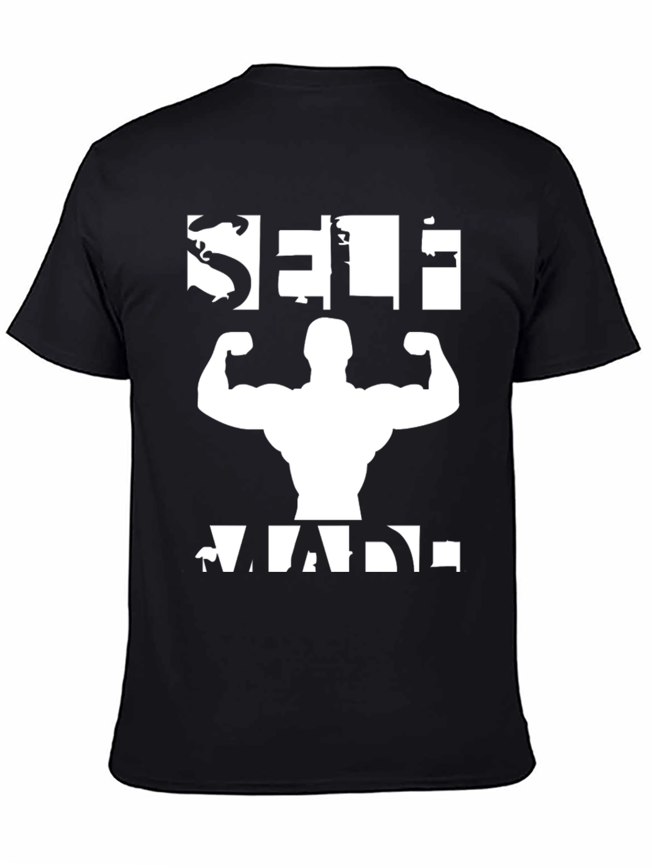 Self Made Bodybuilding T-Shirt - Motivational Gym Tee