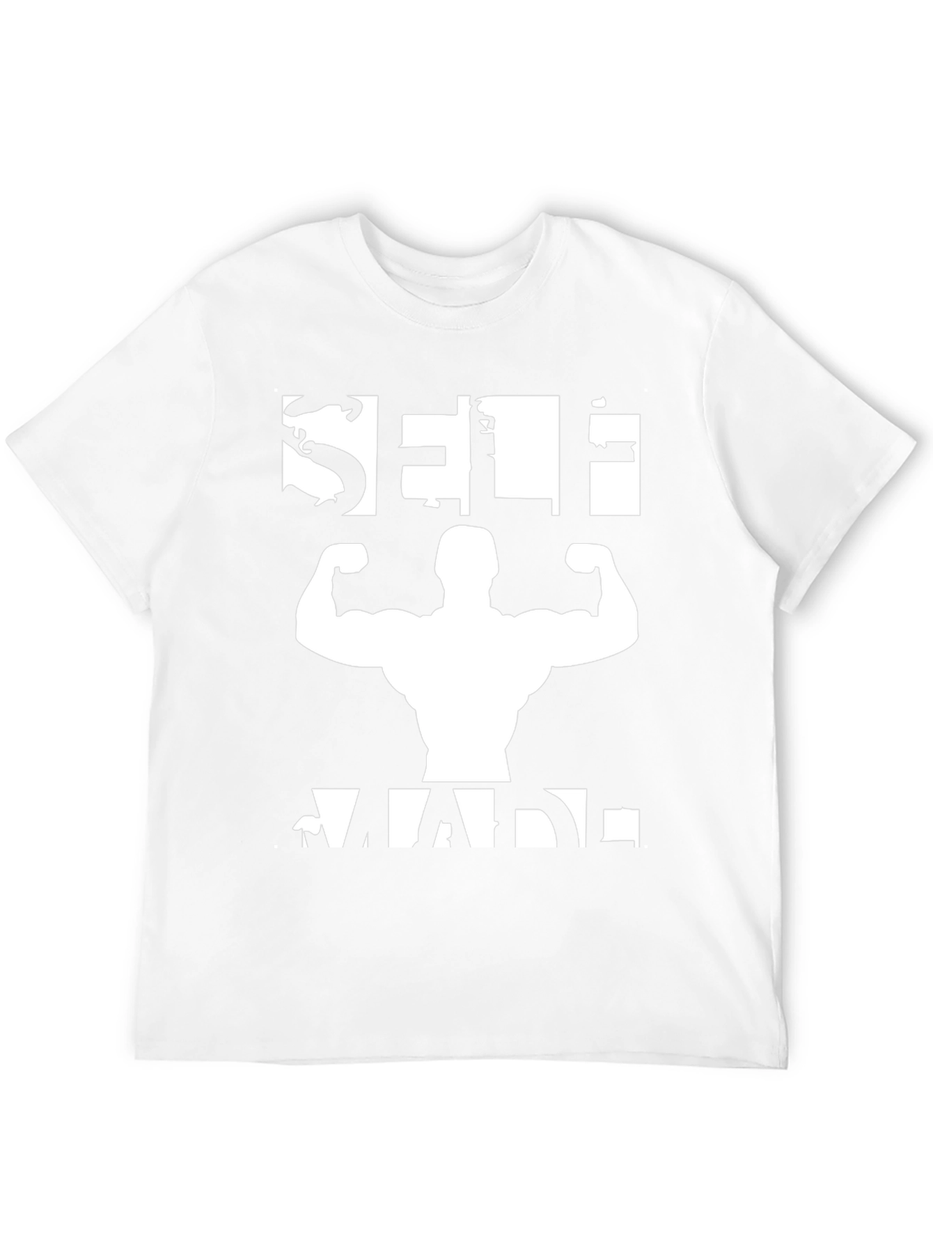 Self Made Bodybuilding T-Shirt - Motivational Gym Tee