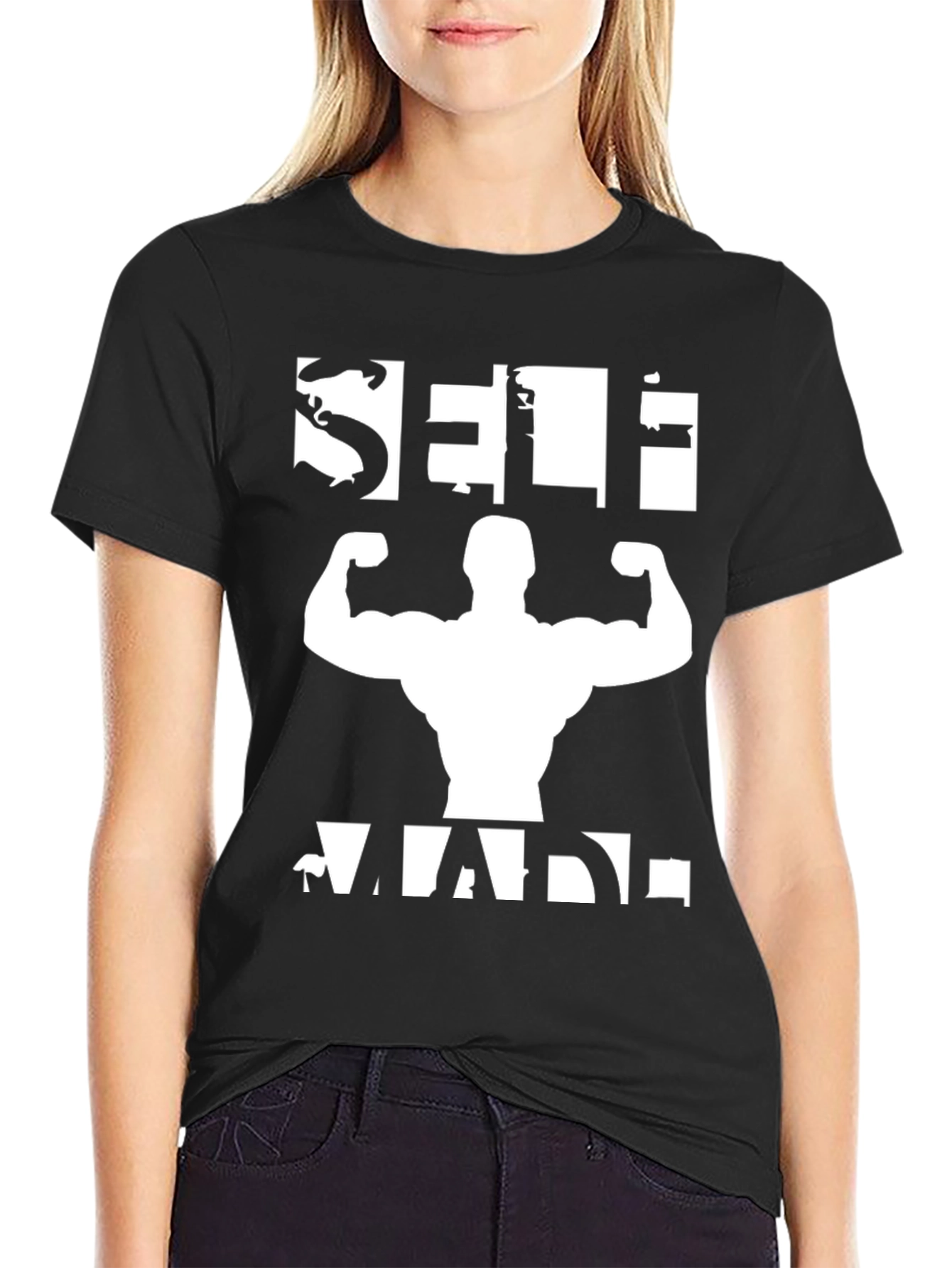 Self Made Bodybuilding T-Shirt - Motivational Gym Tee