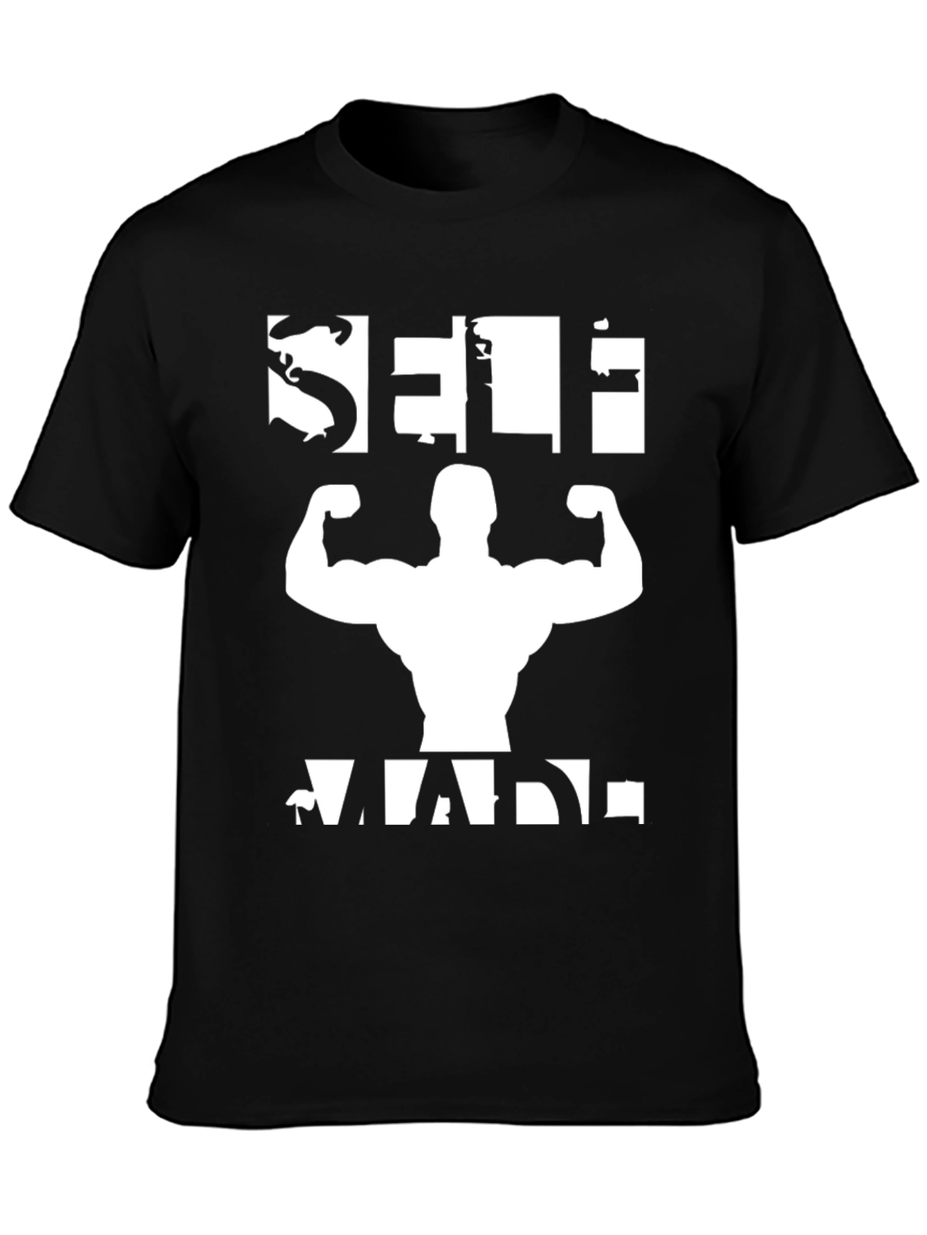 Self Made Bodybuilding T-Shirt - Motivational Gym Tee
