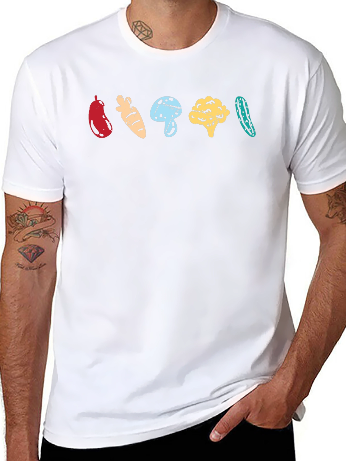 Veggie Graphic Tee - Stylish Vegan T-Shirt