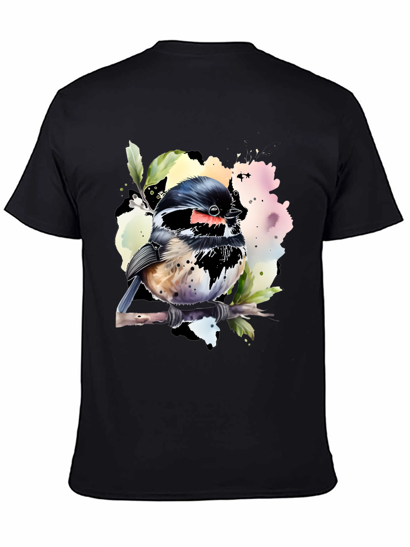 Bird Watercolor Graphic T-Shirt