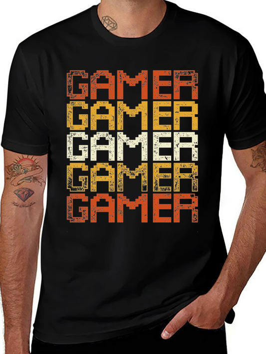 Retro Gamer T-Shirt - Vintage Gaming Style