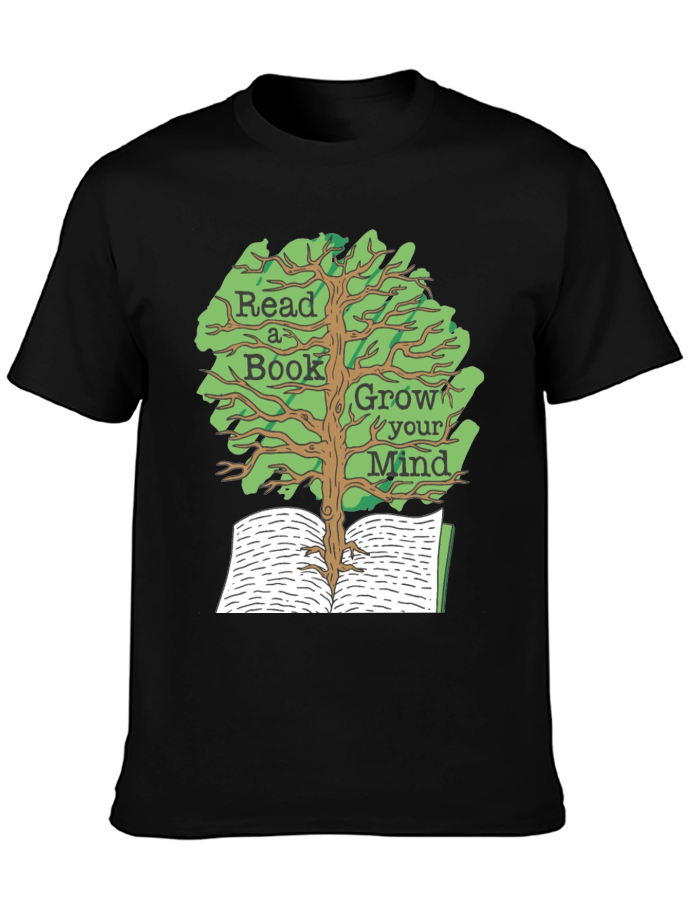 Read A Book Grow Your Mind Graphic Tee