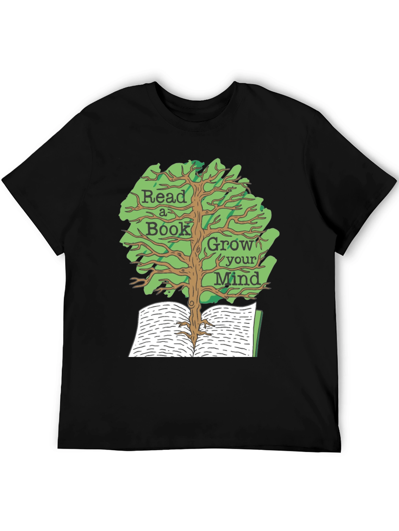 Read A Book Grow Your Mind Graphic Tee