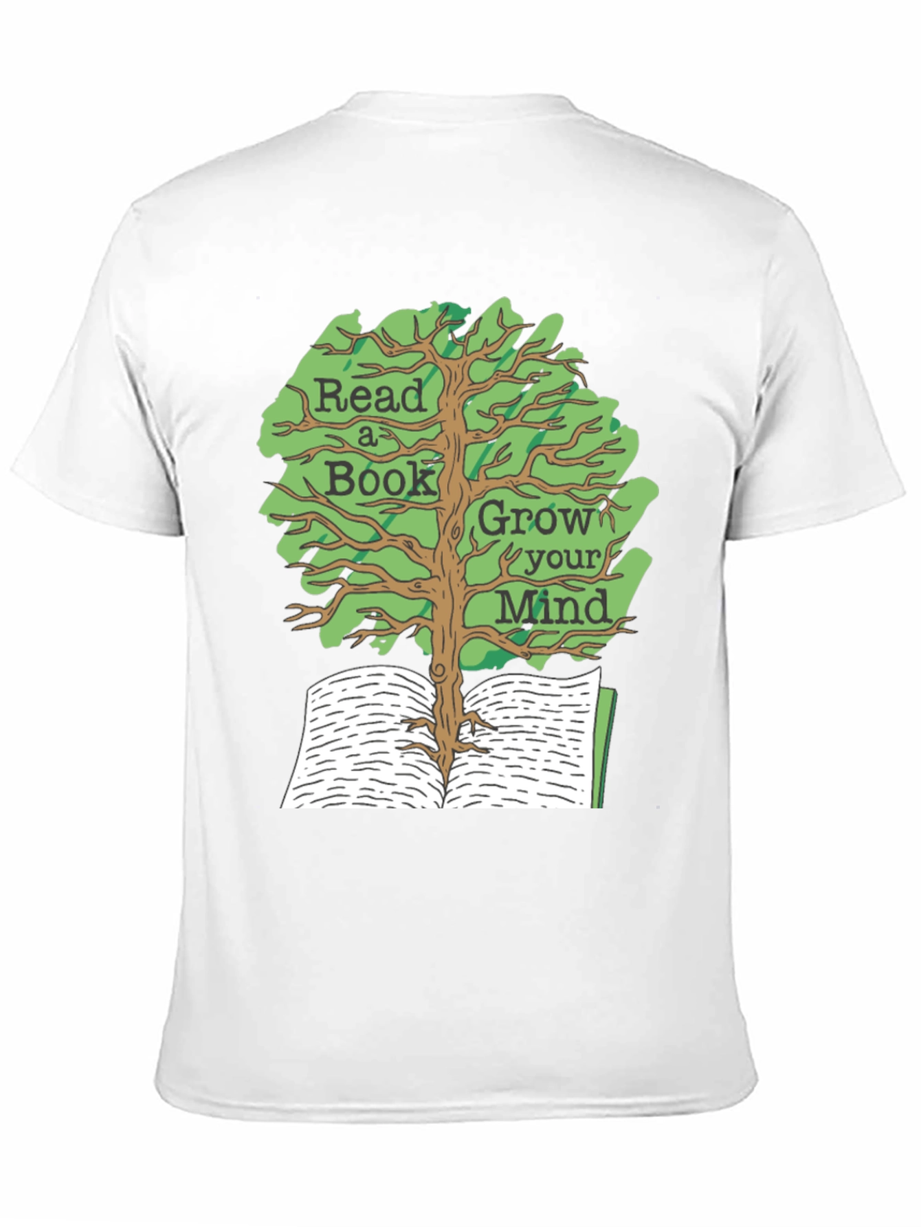 Read A Book Grow Your Mind Graphic Tee