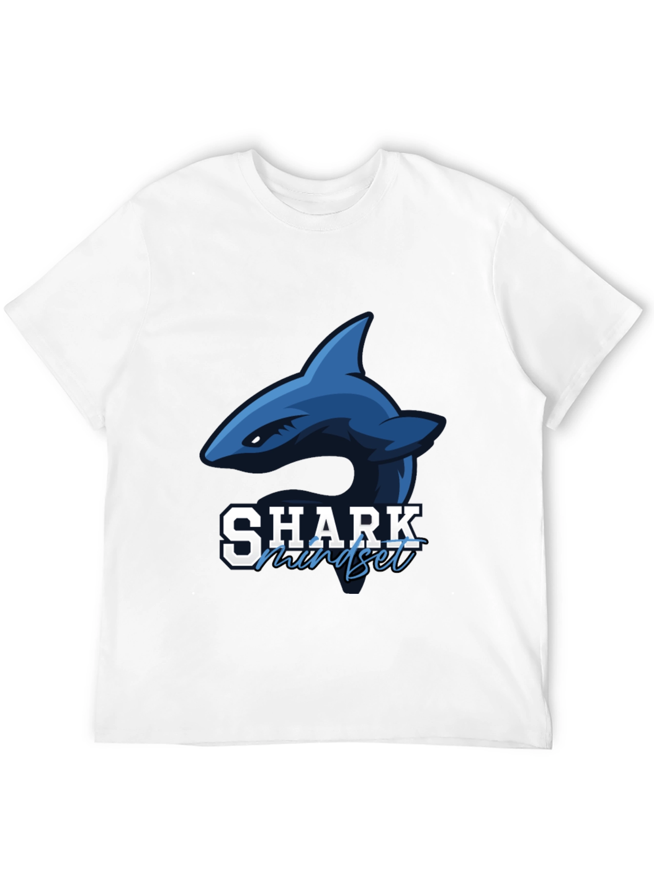 Shark Mindset Graphic T-Shirt - Black