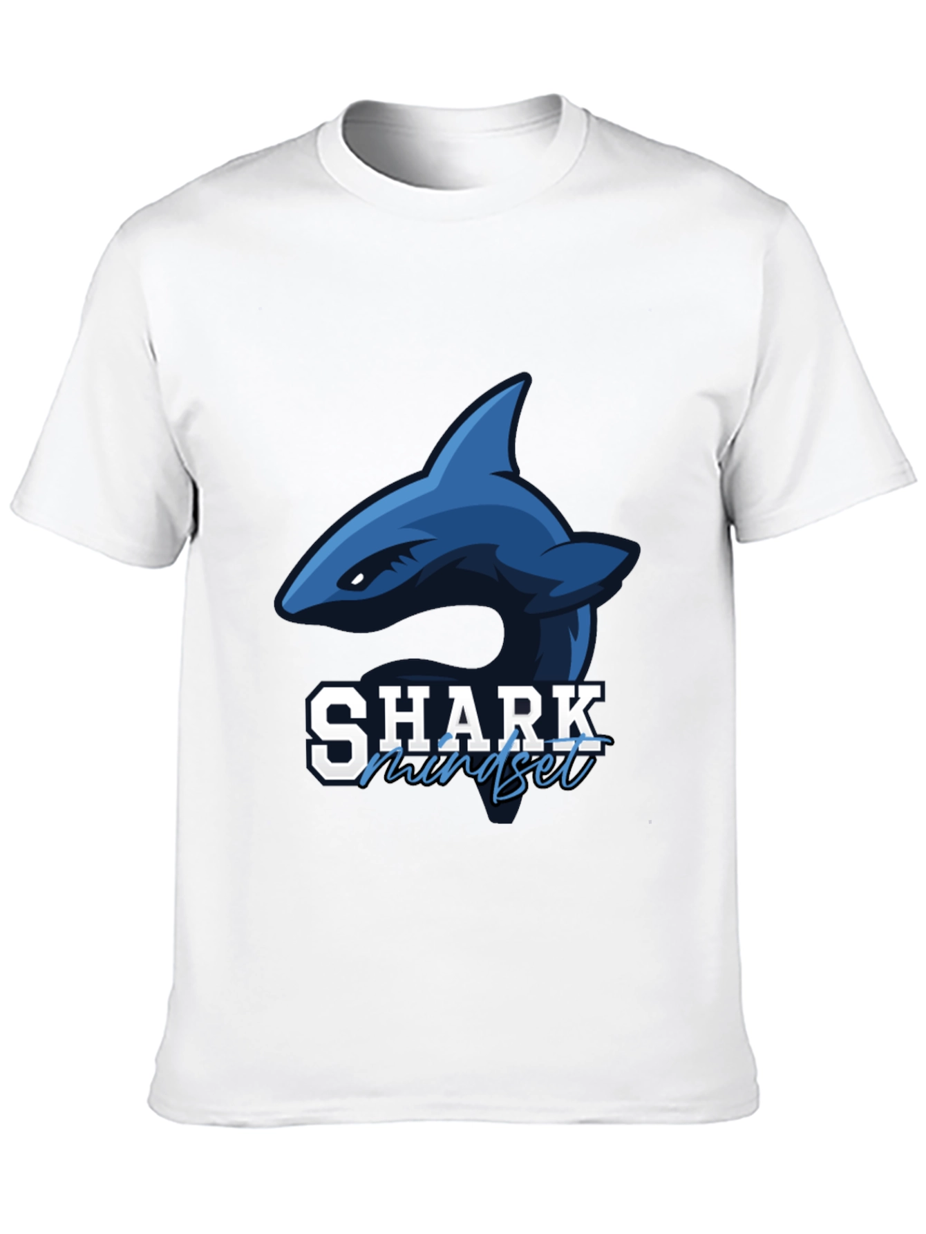 Shark Mindset Graphic T-Shirt - Black