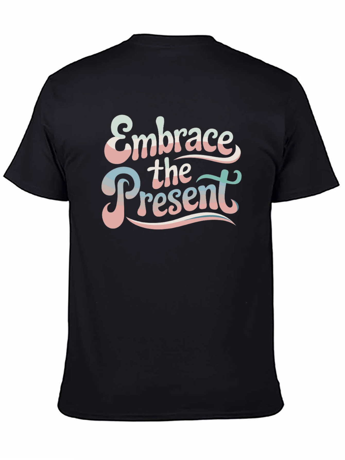 Embrace the Present T-Shirt - Retro Design