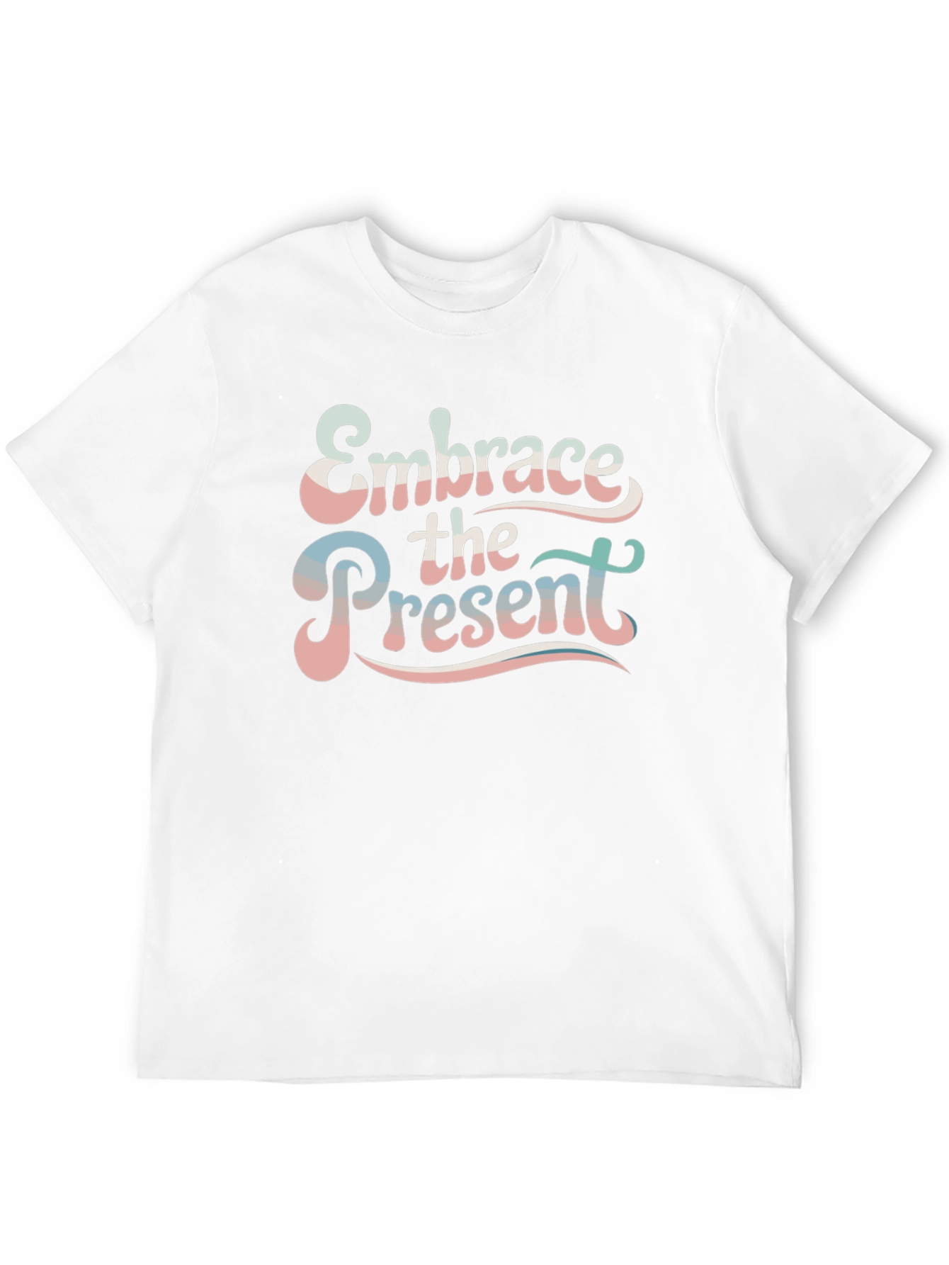 Embrace the Present T-Shirt - Retro Design