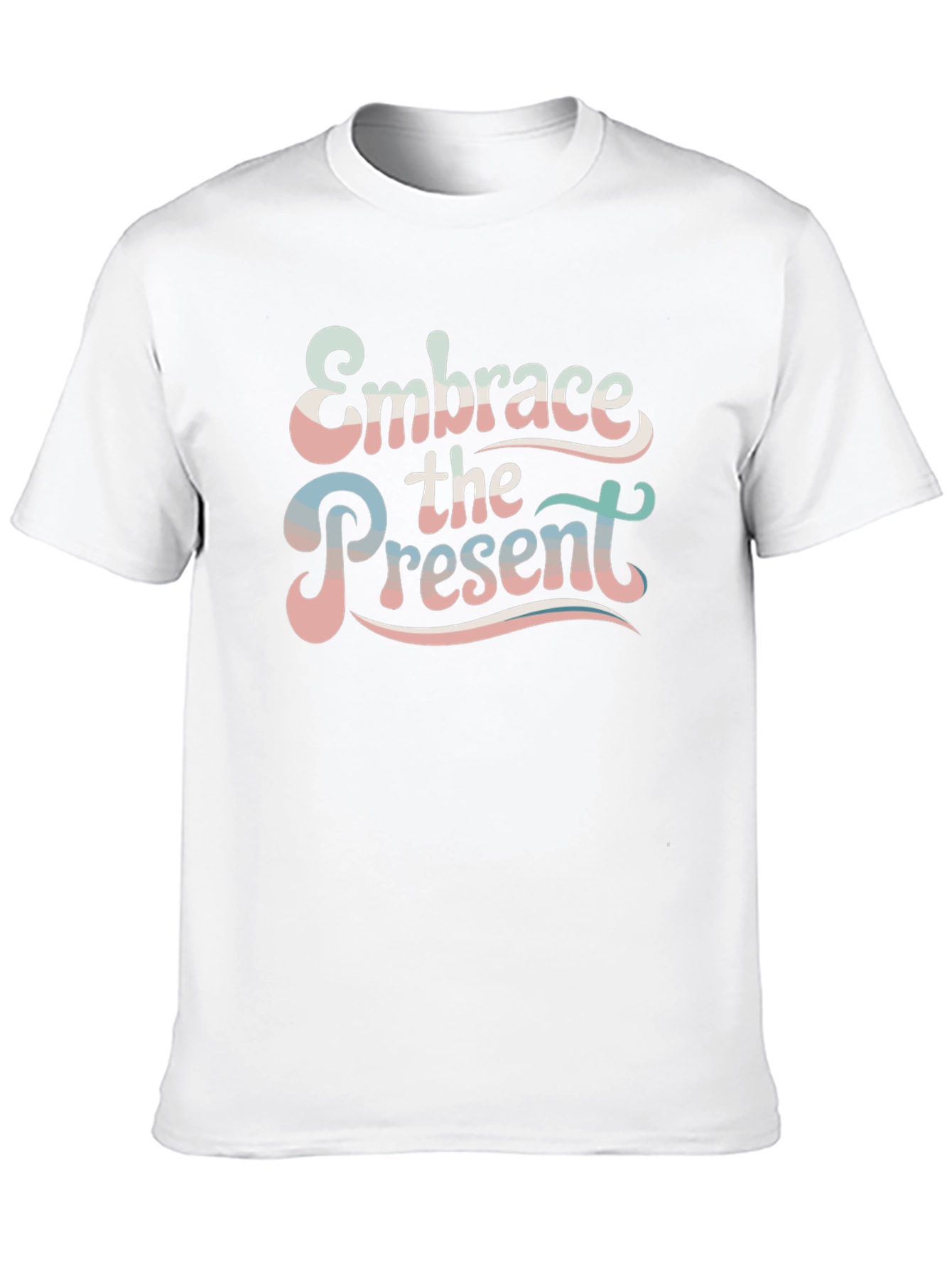 Embrace the Present T-Shirt - Retro Design
