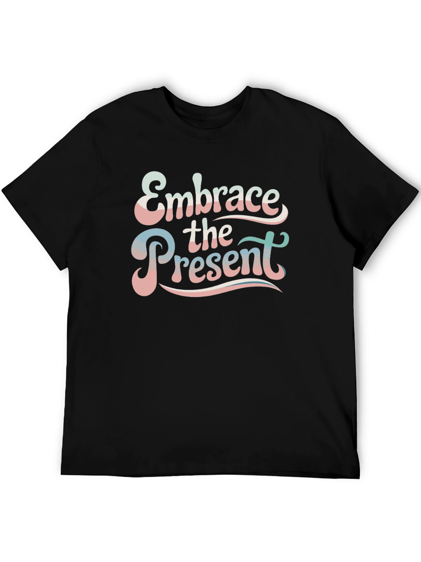 Embrace the Present T-Shirt - Retro Design