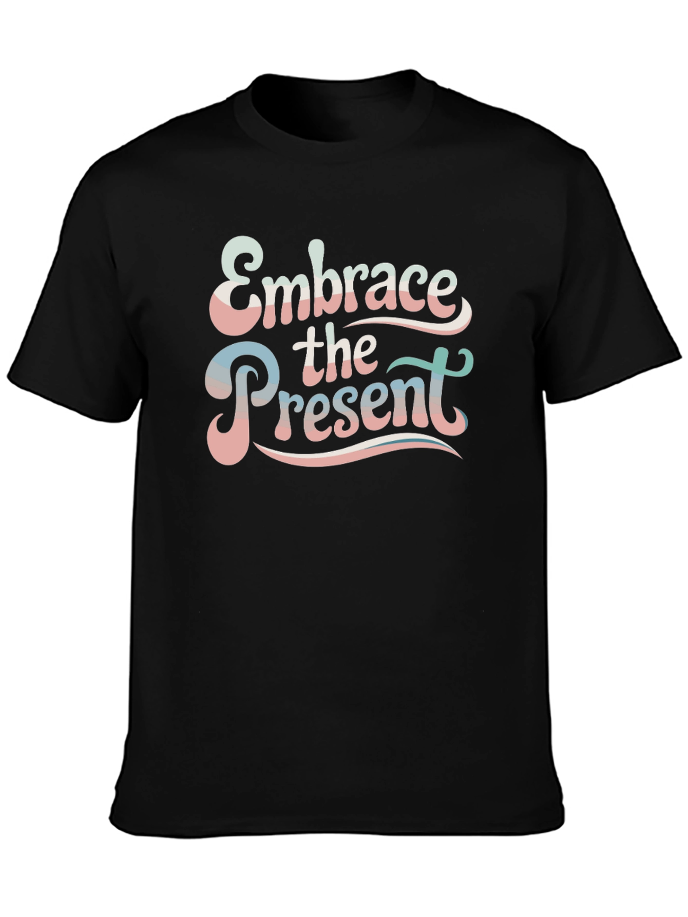 Embrace the Present T-Shirt - Retro Design