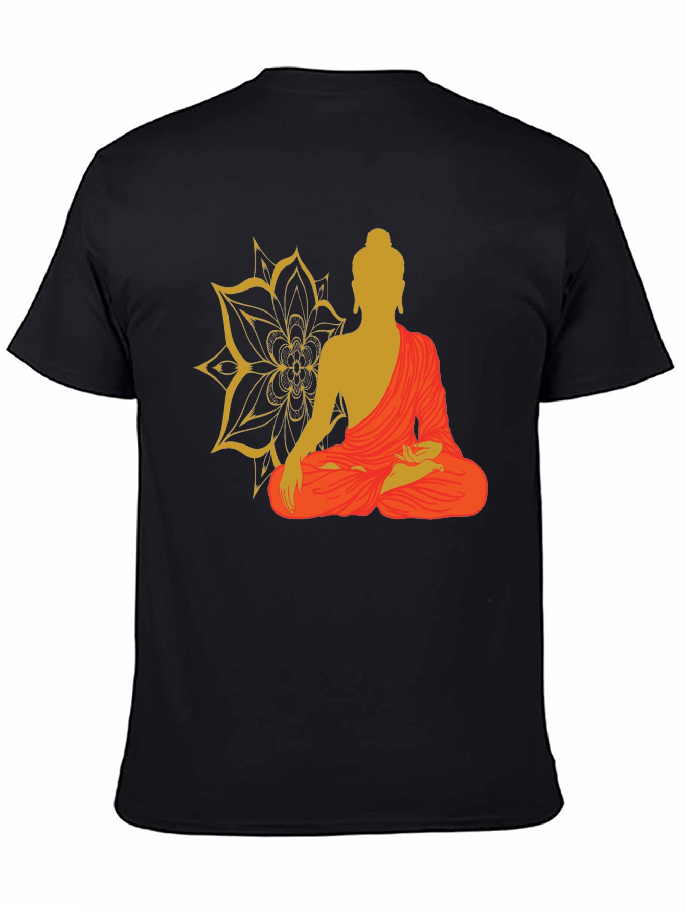 Buddha Graphic Tee - Mens Black T-Shirt