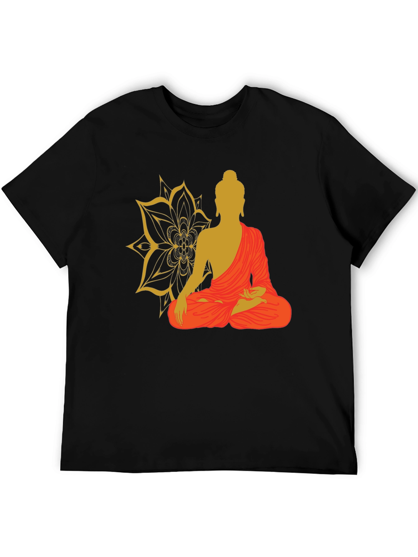 Buddha Graphic Tee - Mens Black T-Shirt