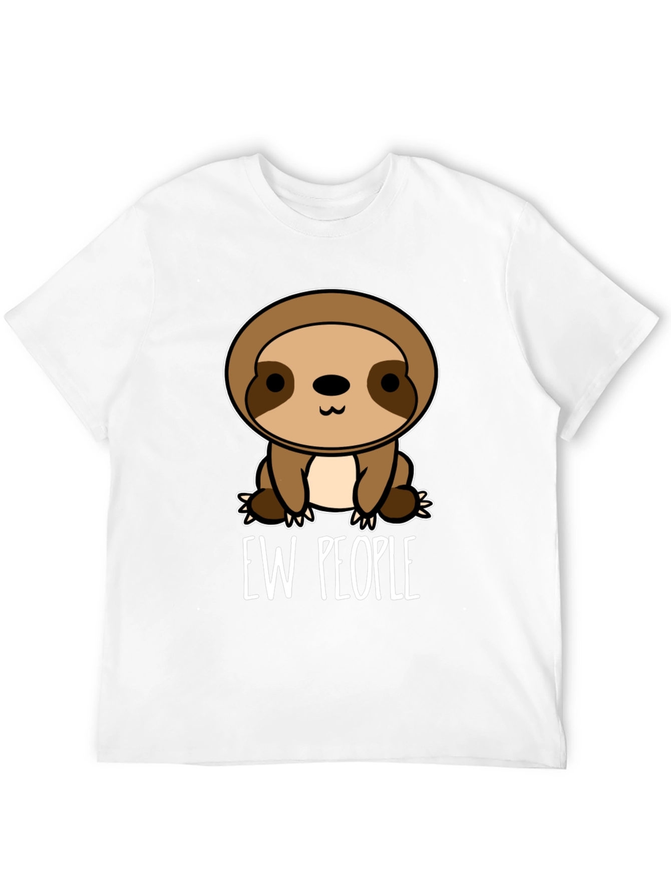 Ew People Sloth Graphic T-Shirt