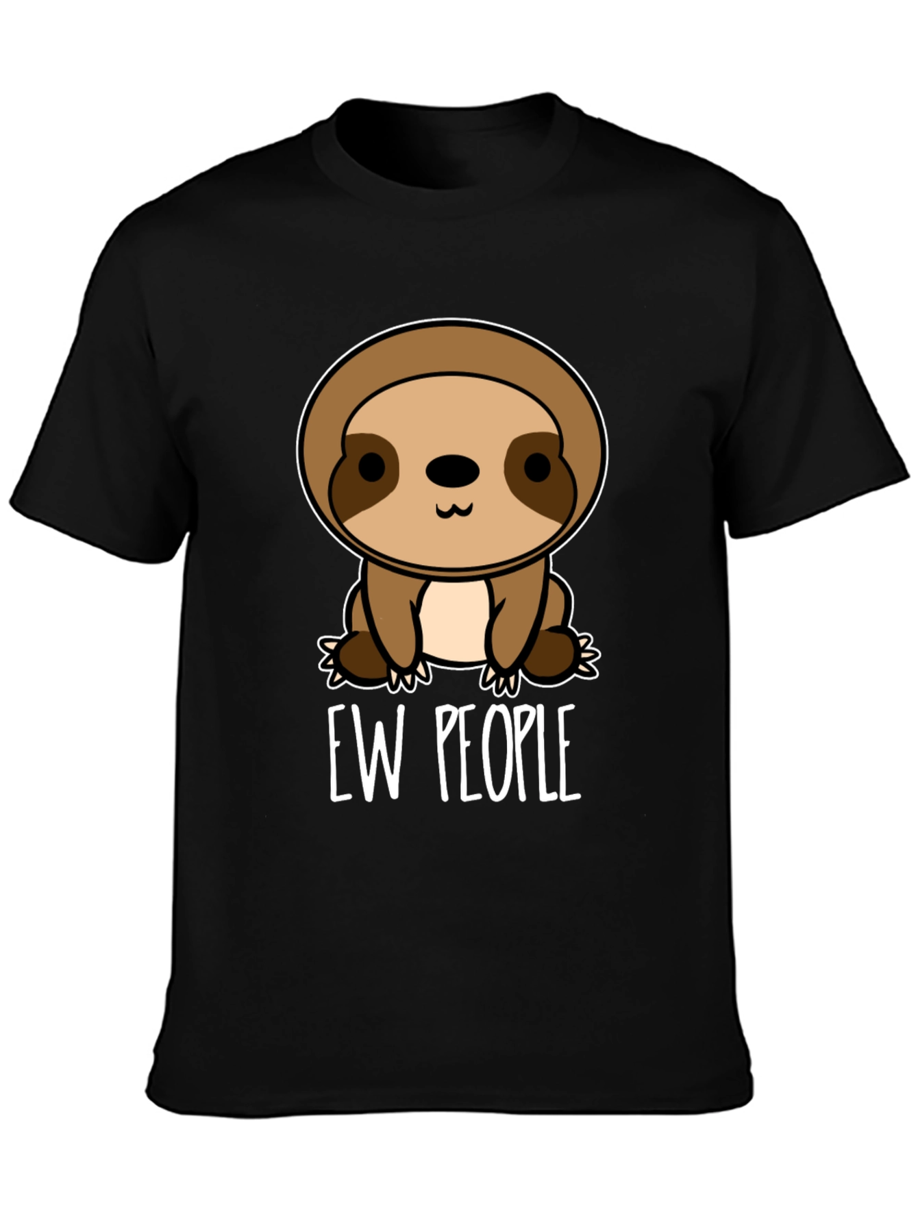 Ew People Sloth Graphic T-Shirt