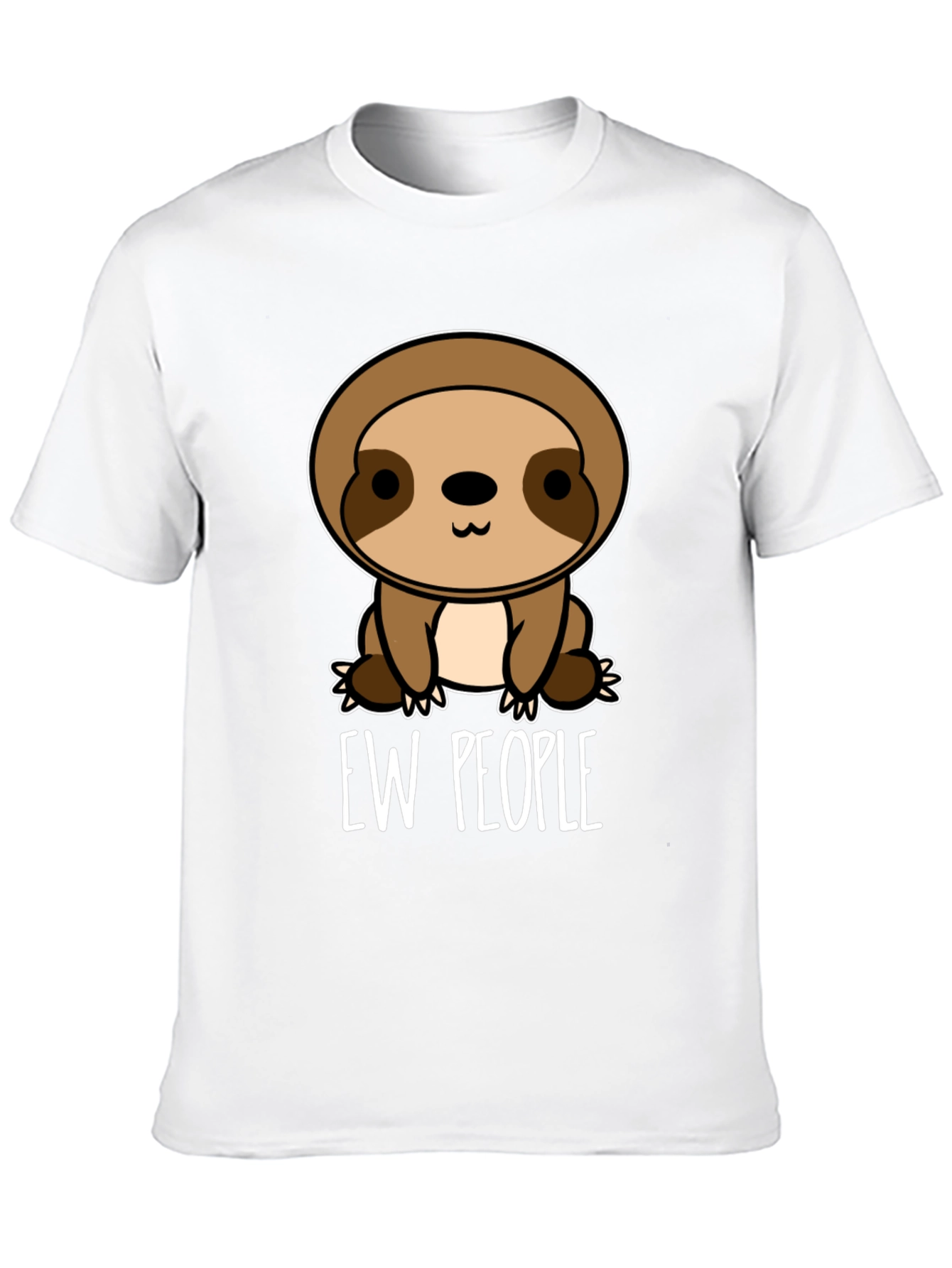 Ew People Sloth Graphic T-Shirt