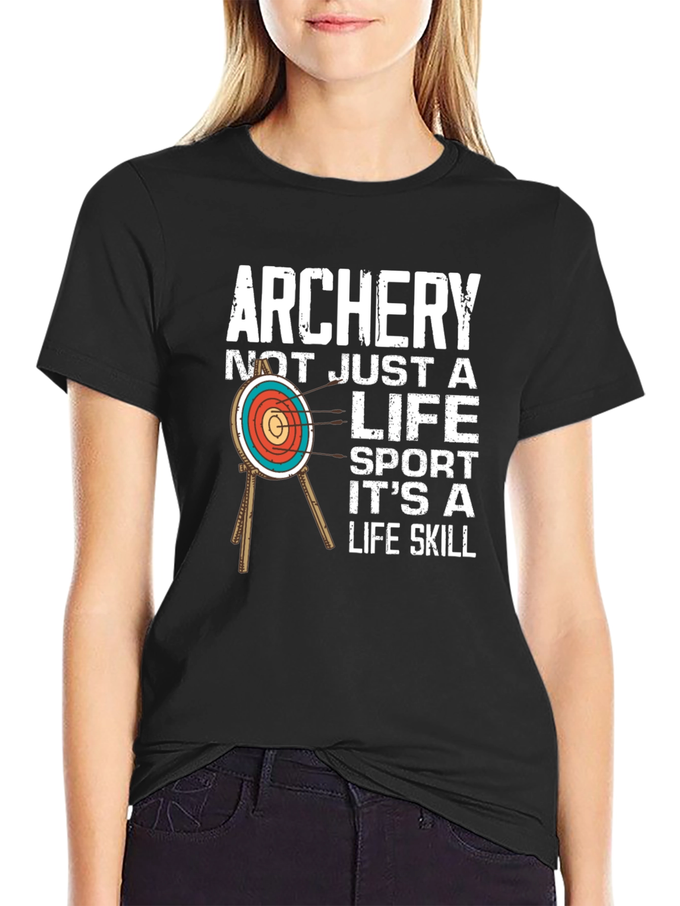 Archery Life Skill Graphic T-Shirt