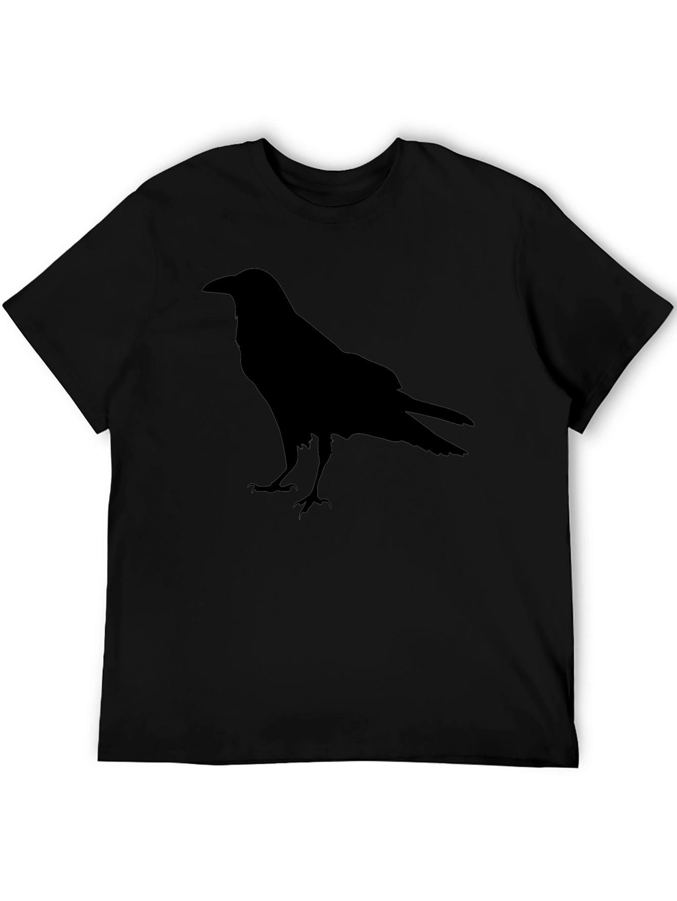 Raven Graphic Tee - Mens Black Crow T-Shirt