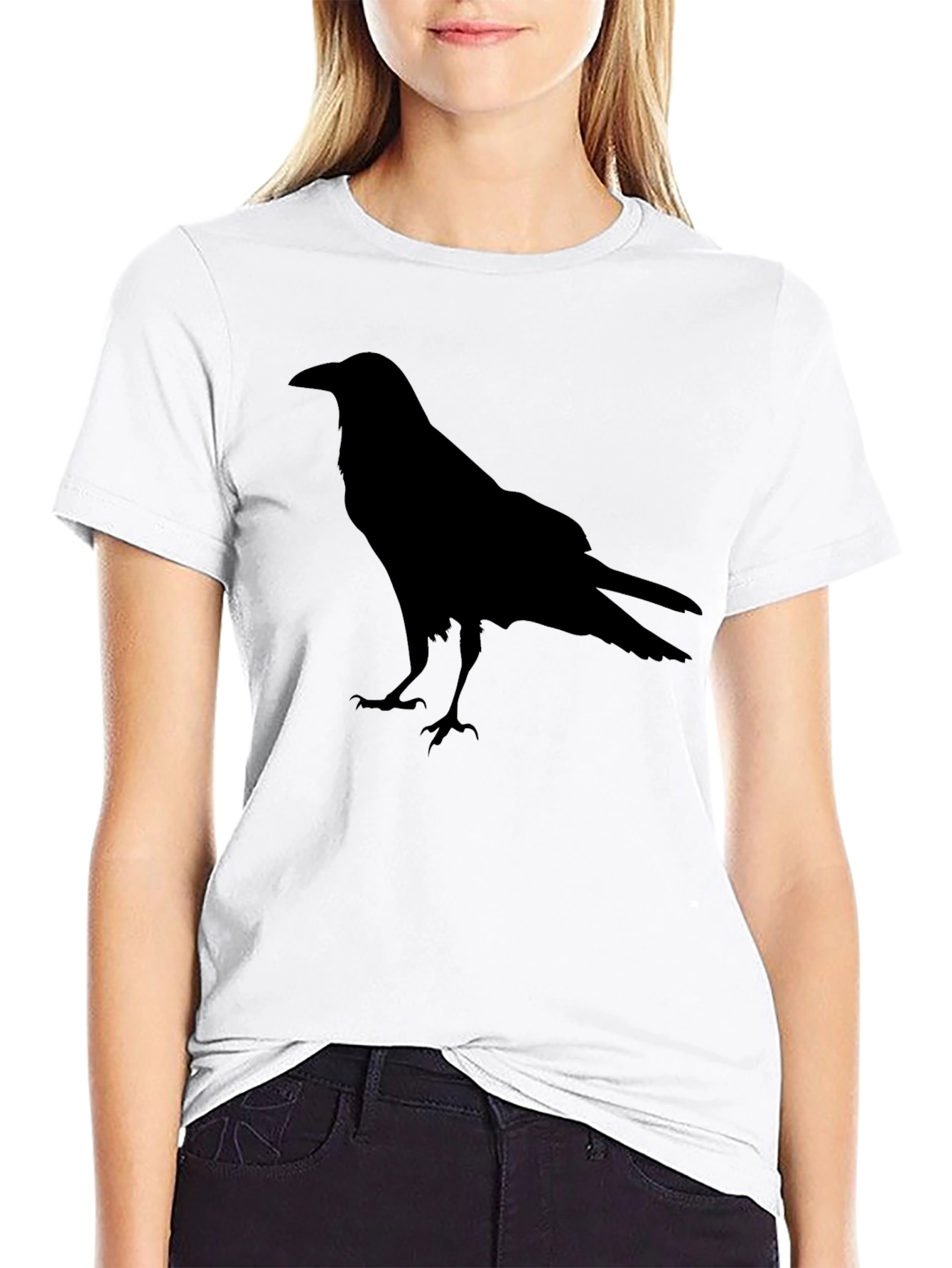 Raven Graphic Tee - Mens Black Crow T-Shirt