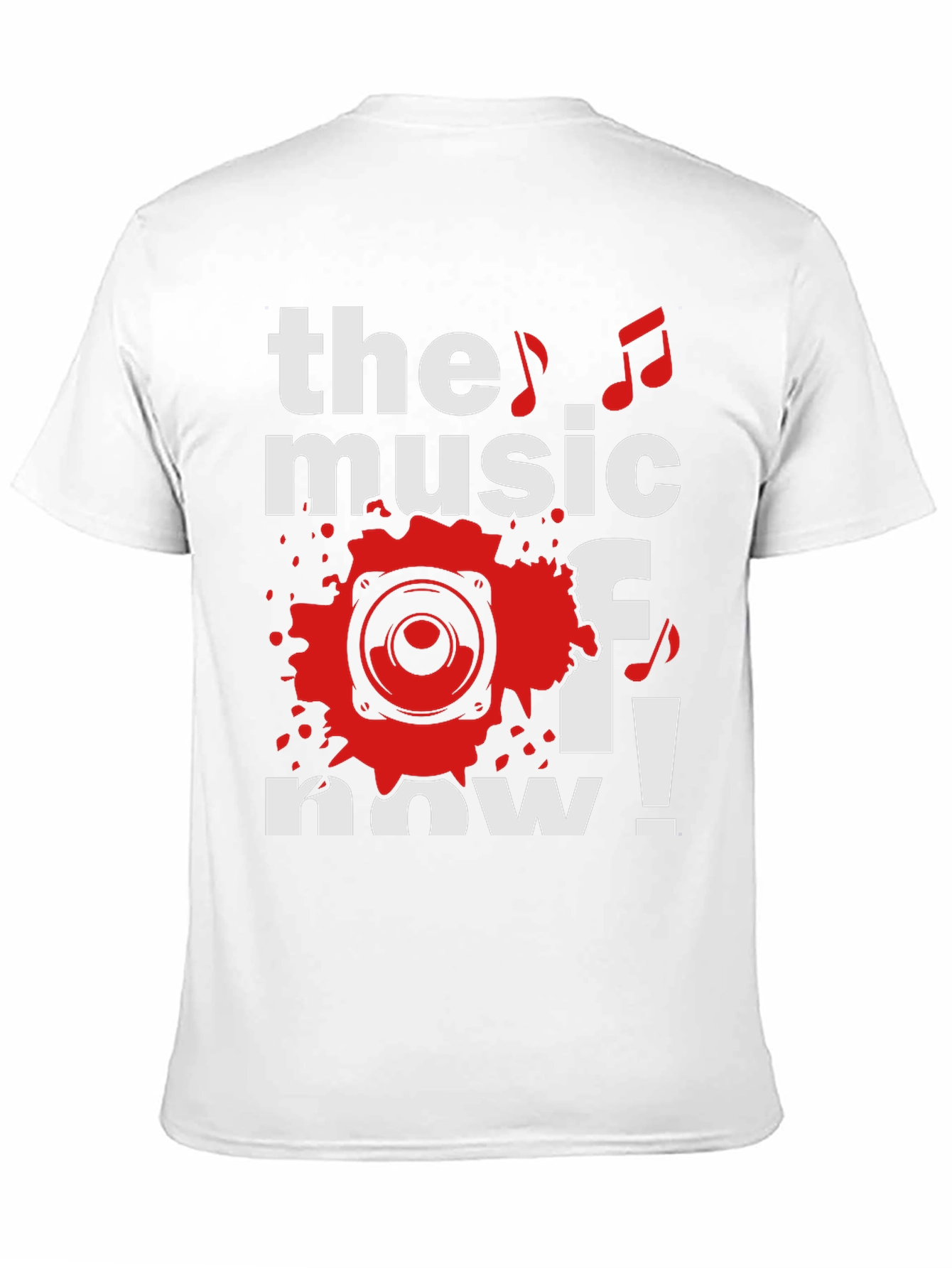 The Music of Now Black Graphic Tee
