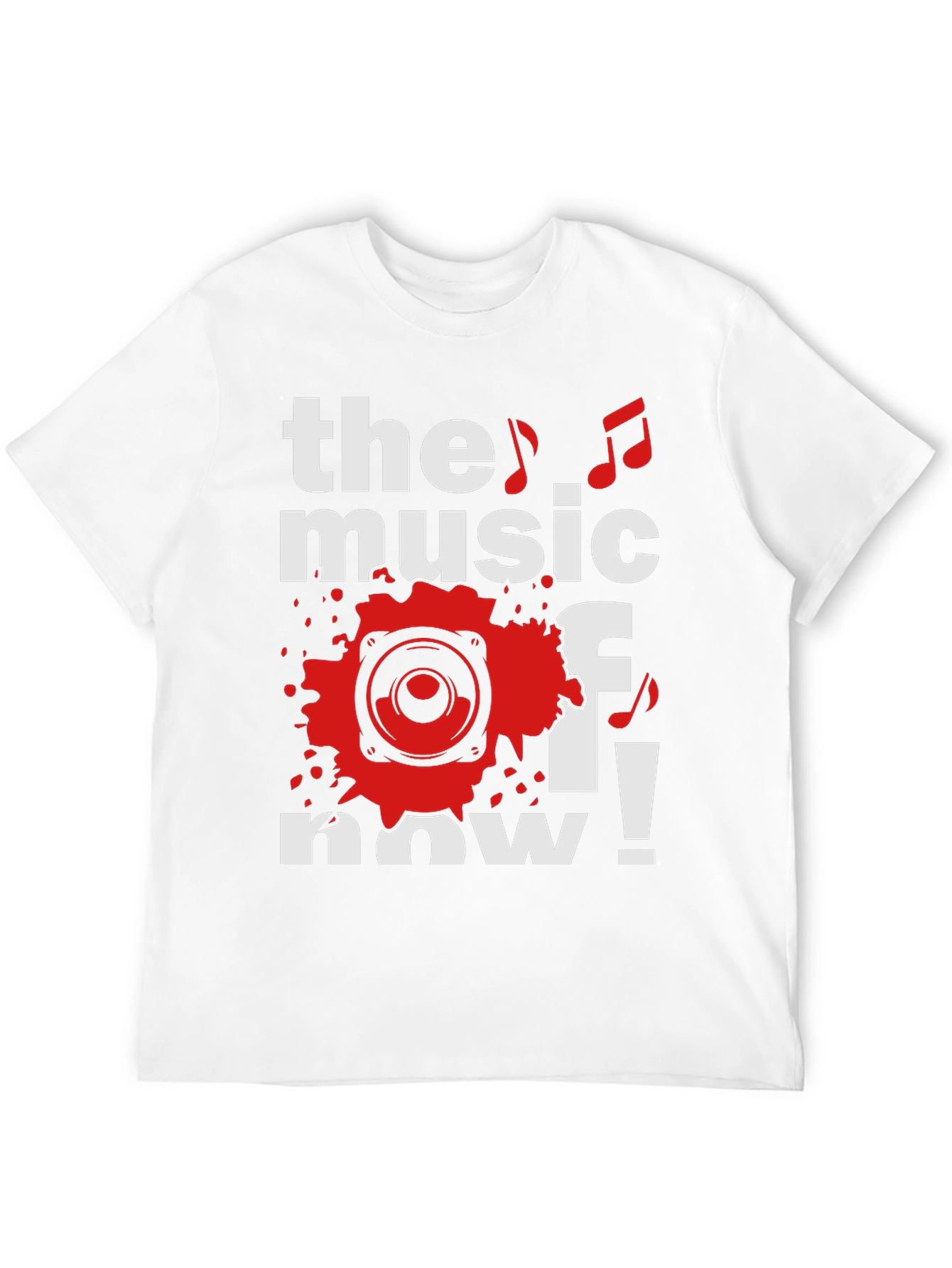 The Music of Now Black Graphic Tee