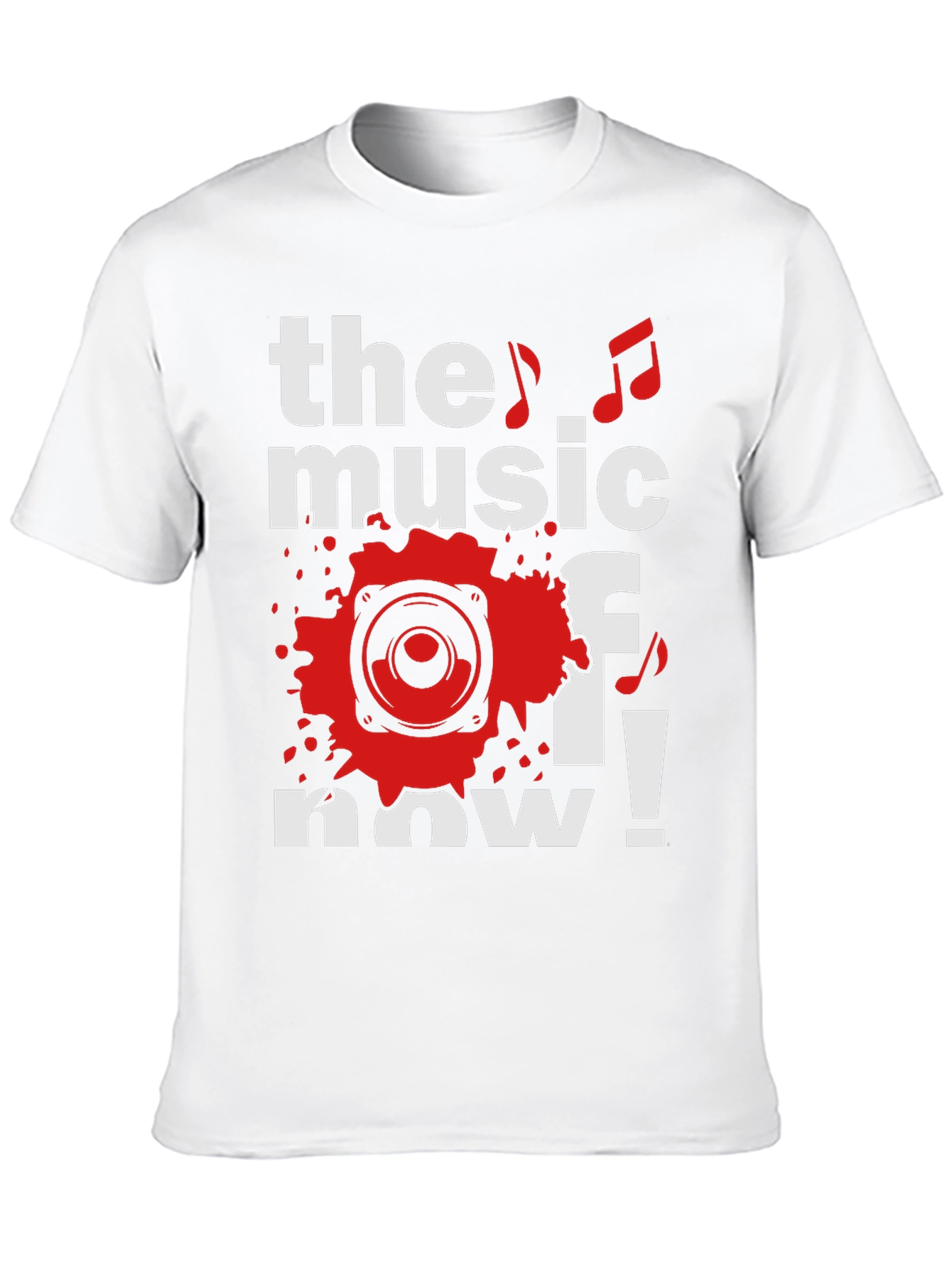 The Music of Now Black Graphic Tee