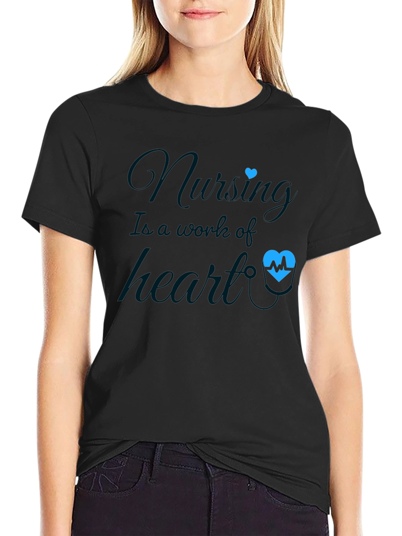 Nursing: A Work of Heart T-Shirt