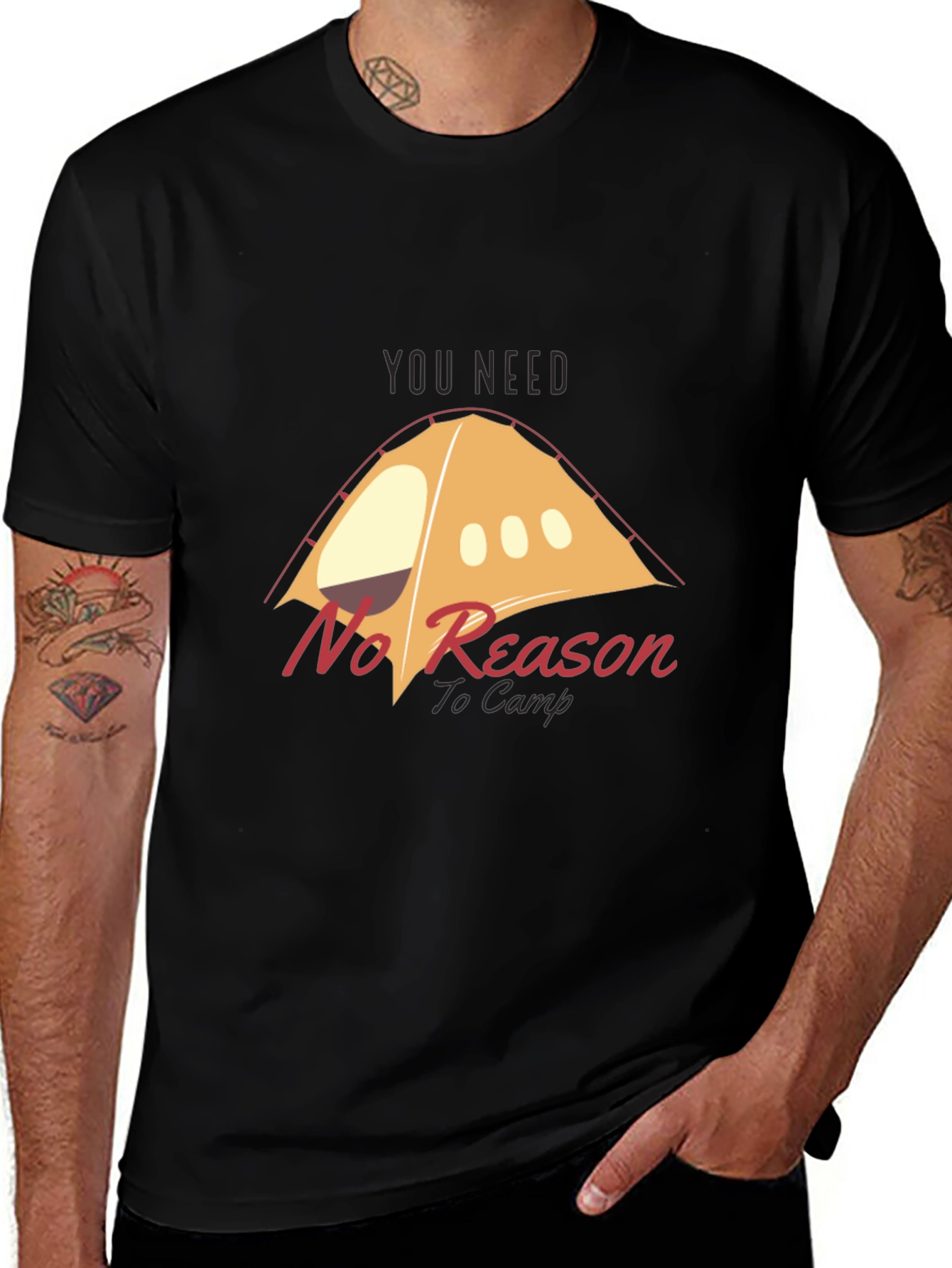 Camping T-Shirt - No Reason To Camp