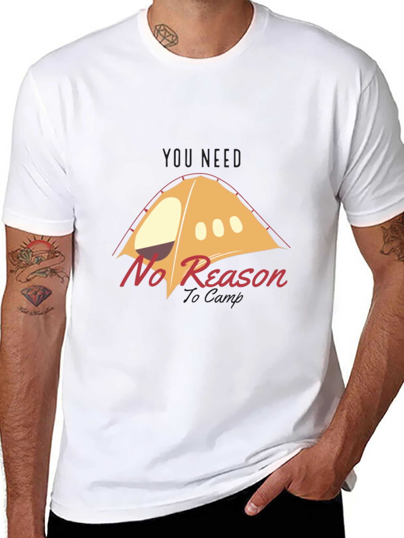 Camping T-Shirt - No Reason To Camp