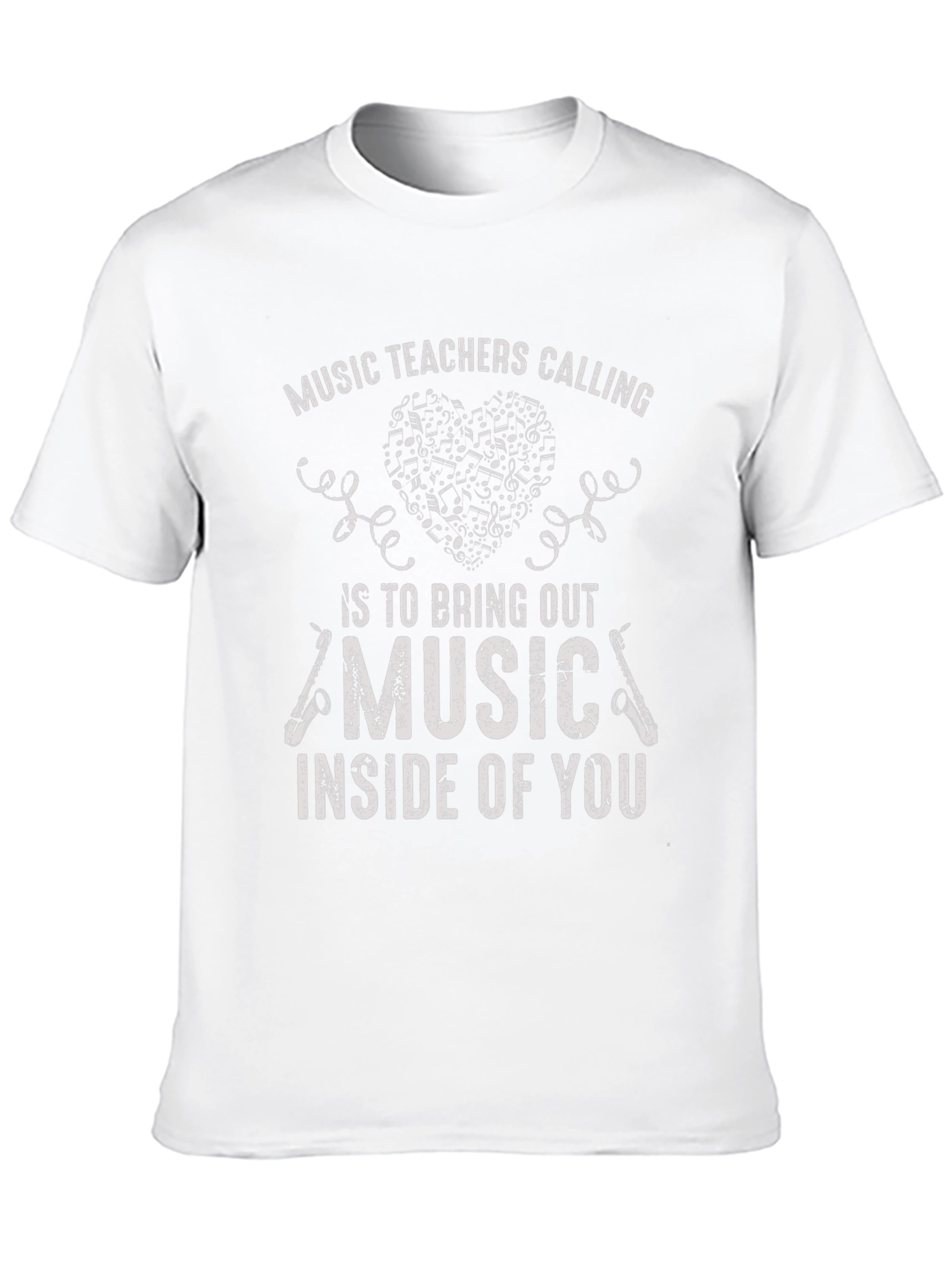 Music Teacher Graphic Tee - Inspire with Music